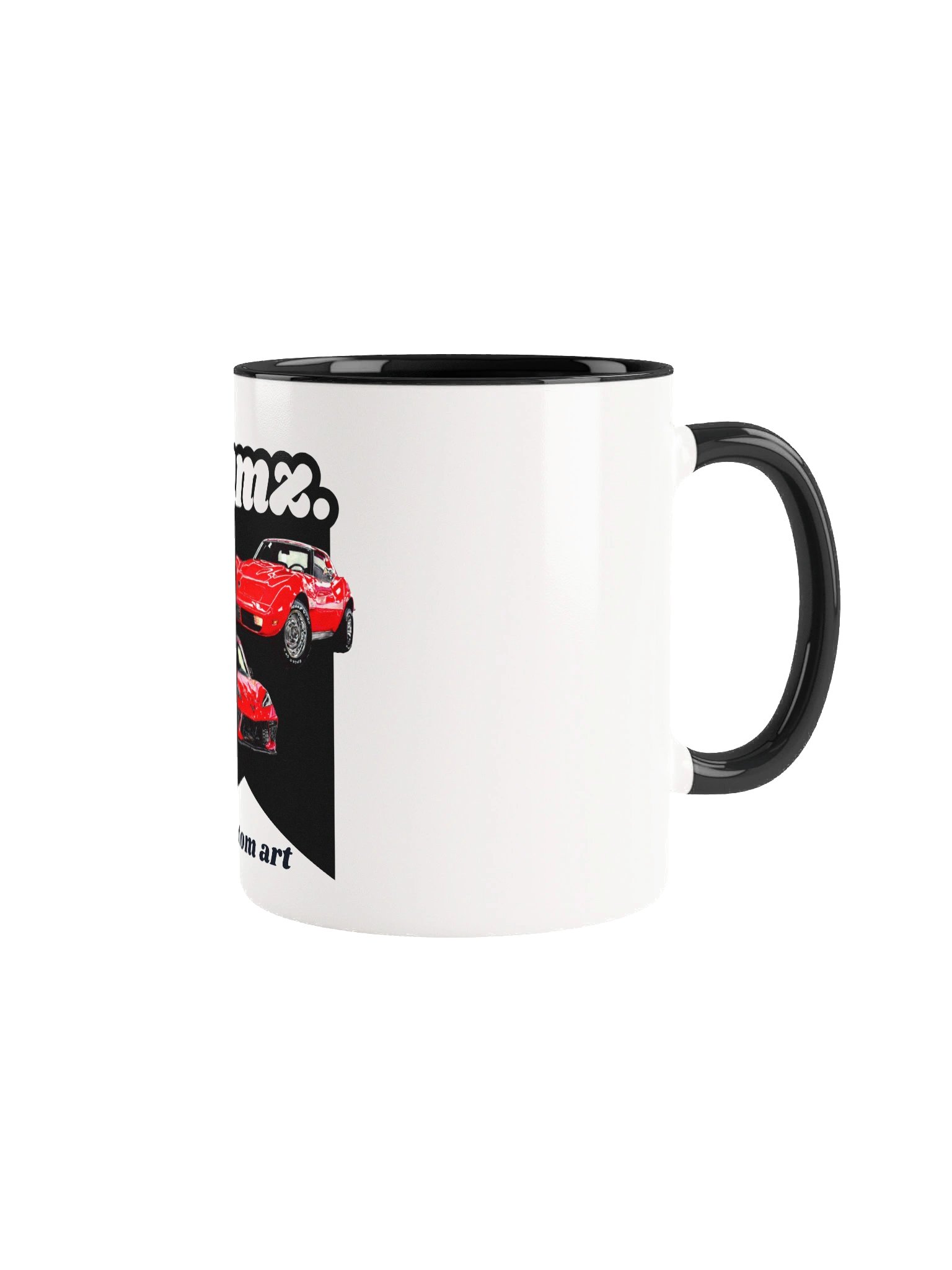 GUMZ. Chevron Red Car Ceramic Mug product image (3)