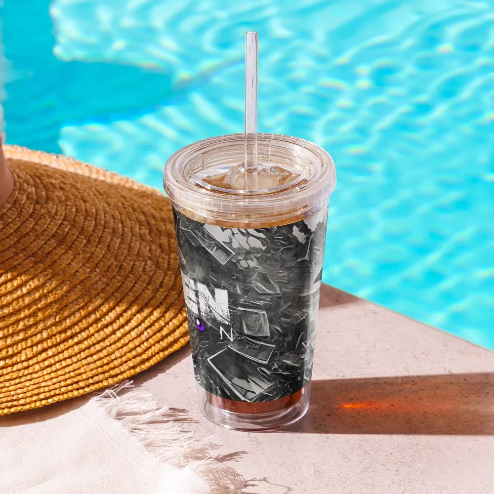 Raven Fiction Double Wall Clear Plastic Tumbler (16 oz) product image (10)