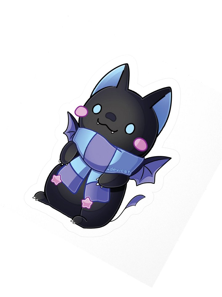 Kiko Bat Cat 2026 Sticker product image (4)