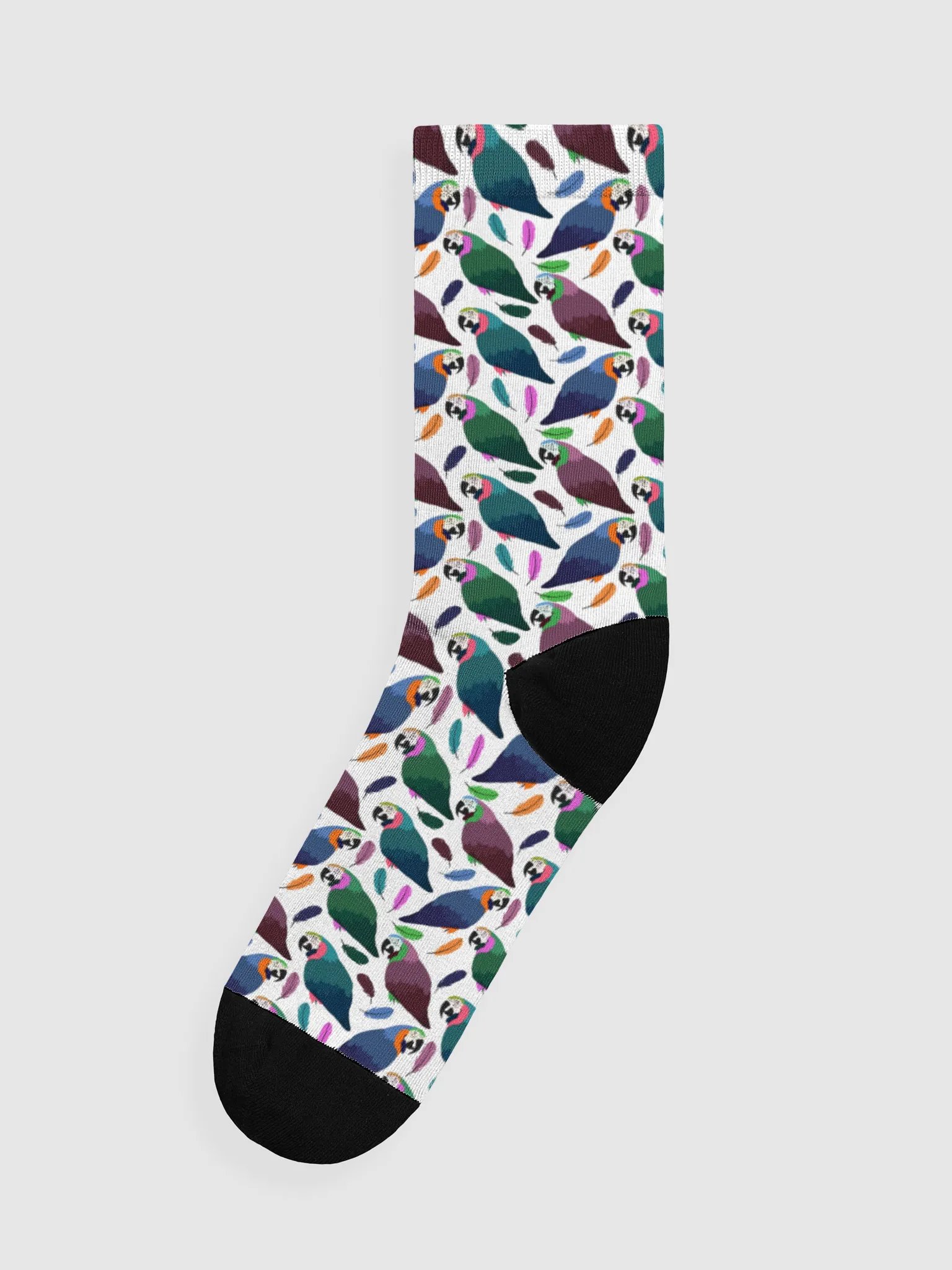 EcoArt Crew: Parrots:Premium Sustainable Socks product image (1)