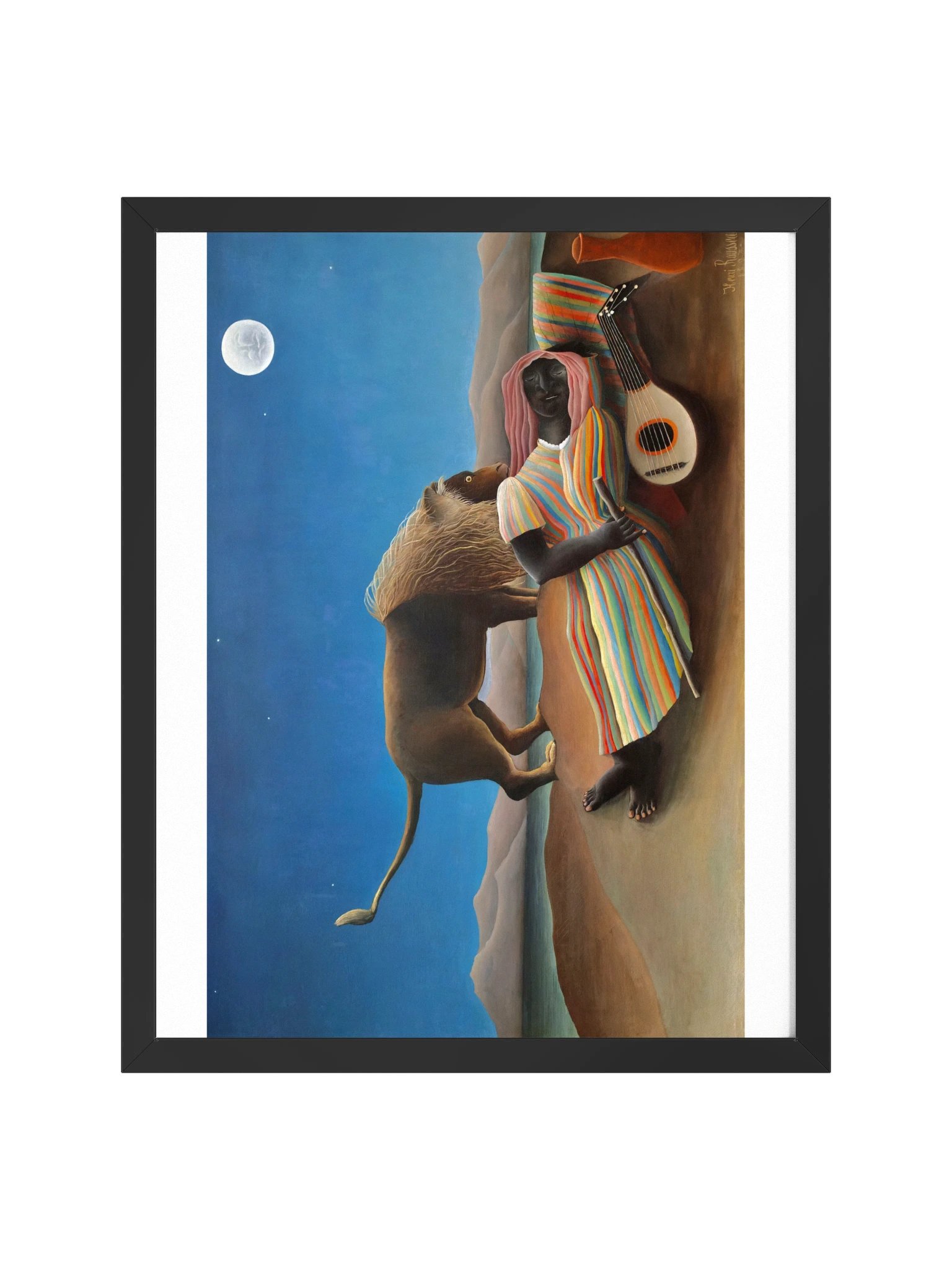 The Sleeping Gypsy — Large Framed Matte Poster product image (5)