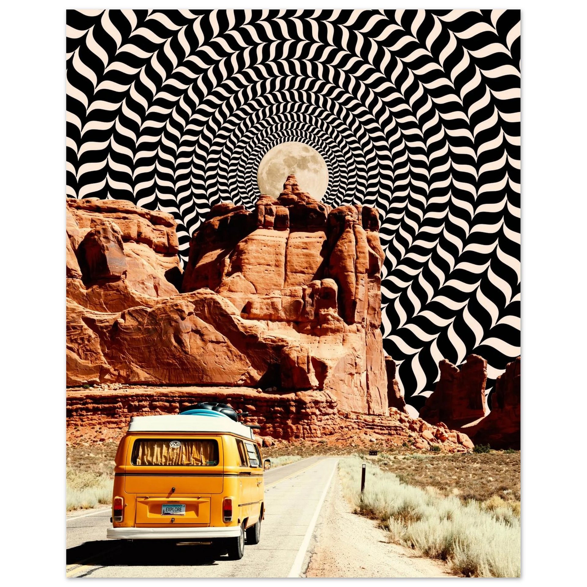 Trippy Road Trip Wall Art product image (1)