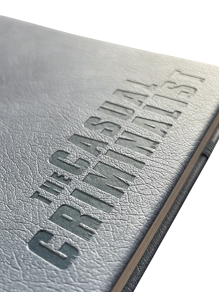 "Don't Write Down Your Crimes" Notebook (SIGNED) - US Shipping product image (2)