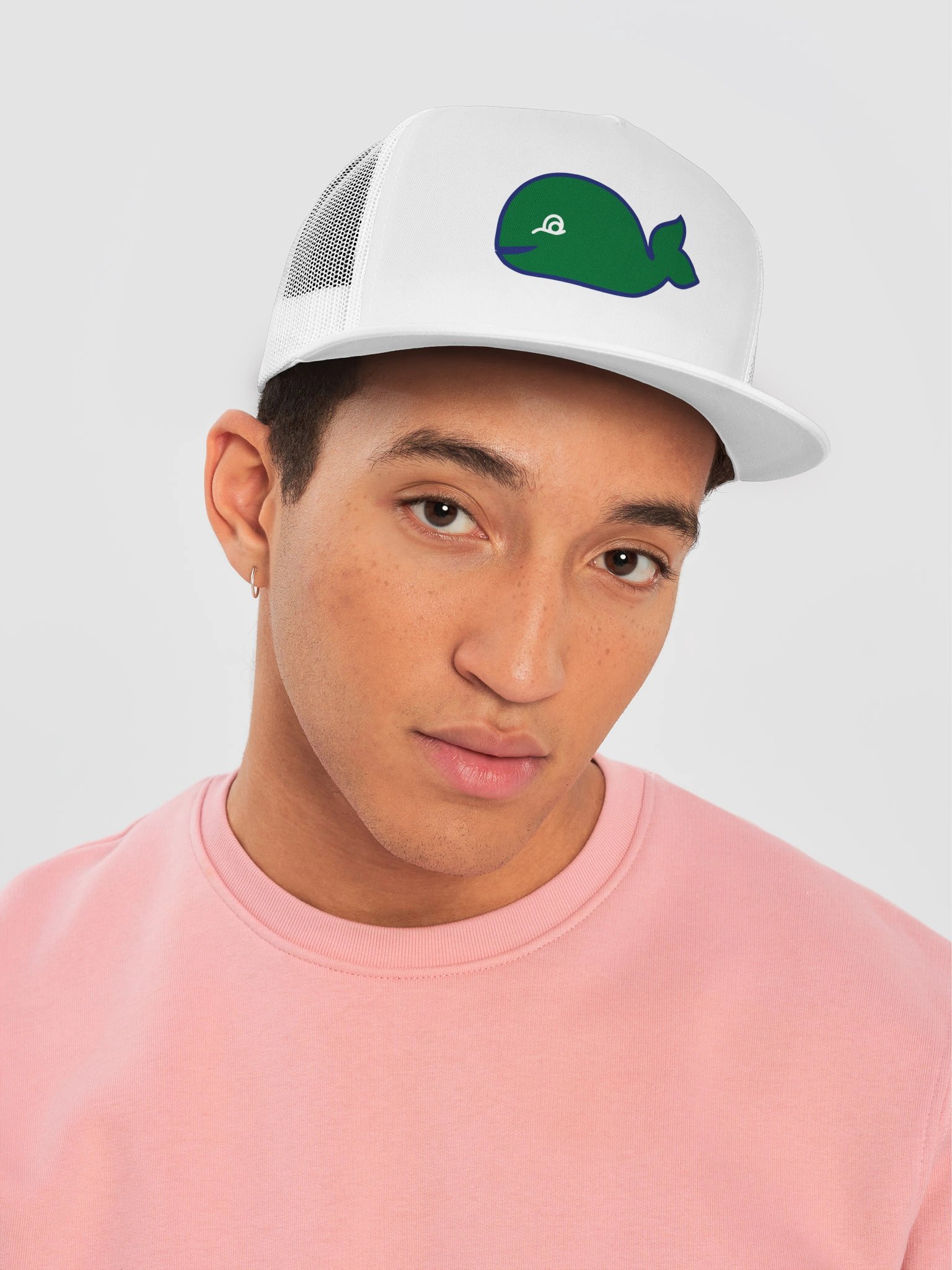 Hartford Whalers Pucky Trucker Cap product image (5)