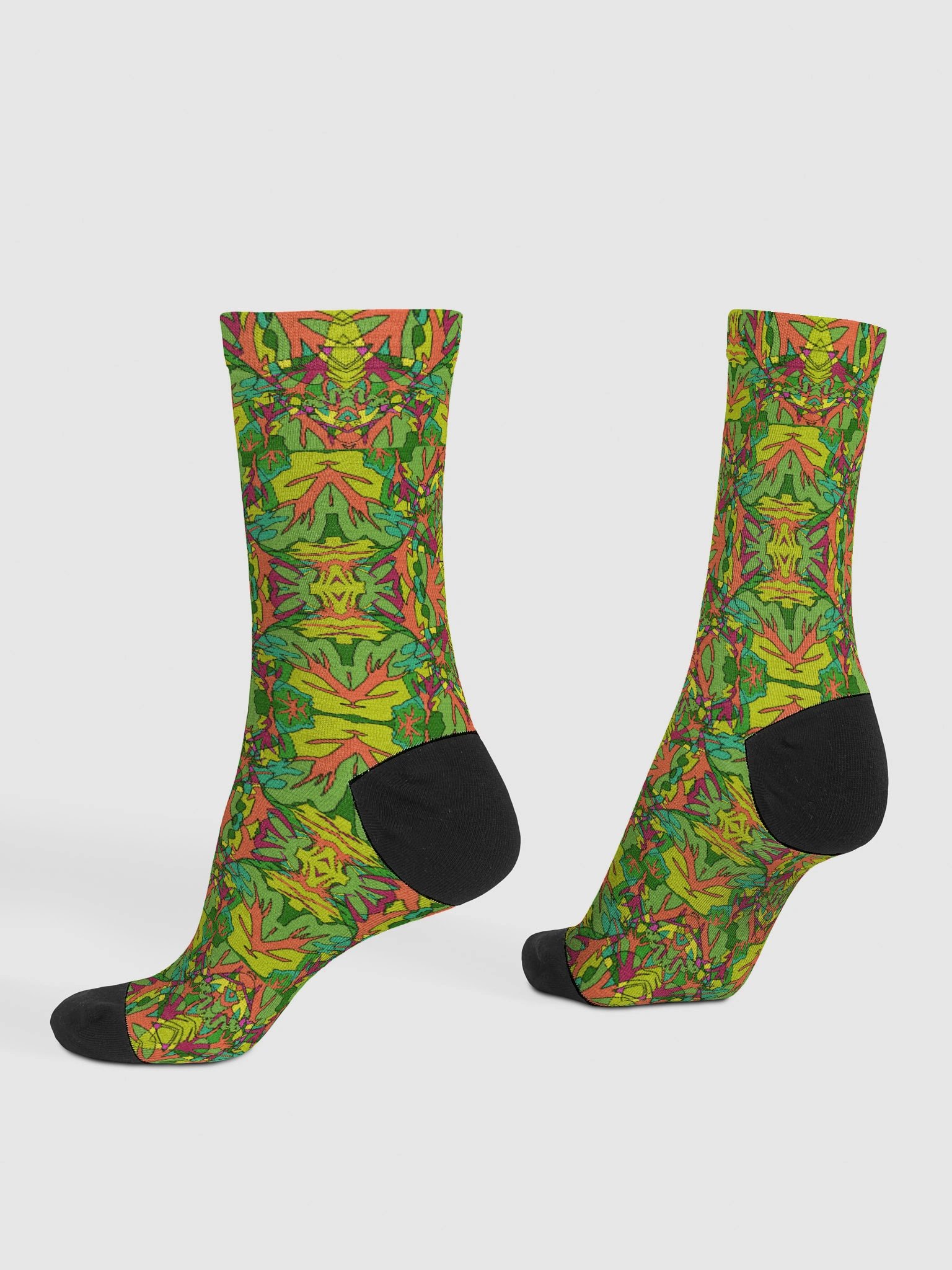 Spinach Tangle – Sustainable Crew Socks product image (4)