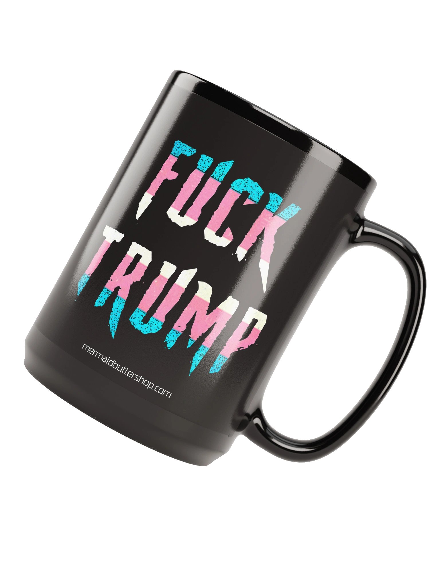 Fuck Trump Trans Flag Mug 15oz product image (2)