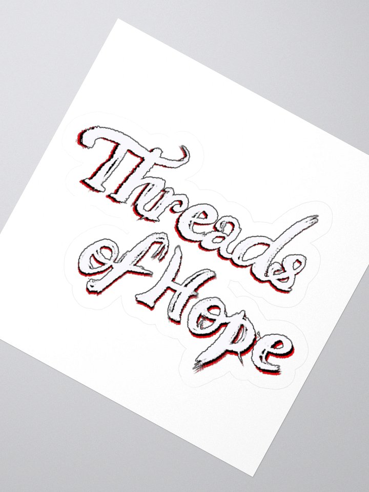 Threads of Hope: Logo Sticker product image (2)