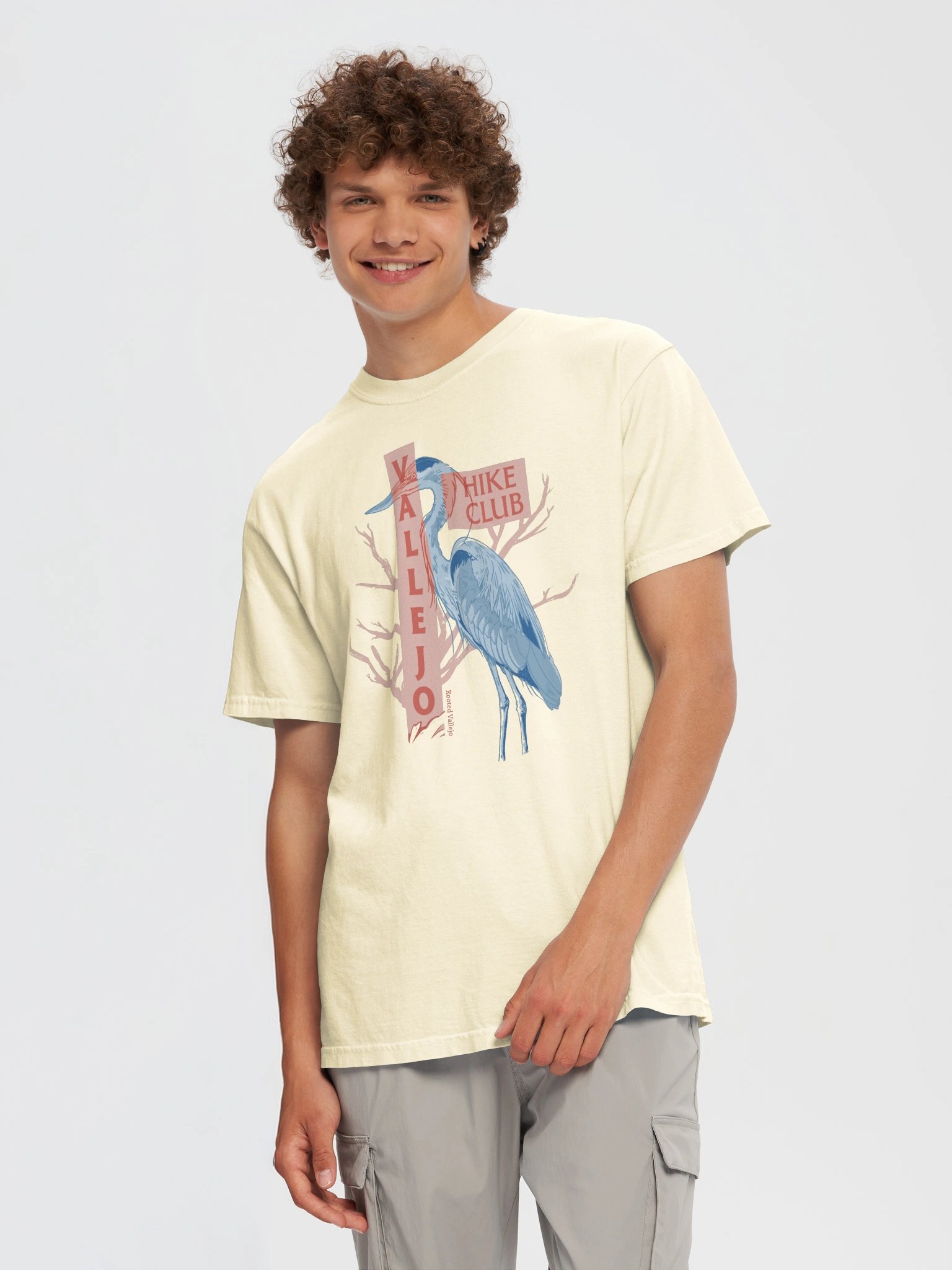 Vallejo Hike Club Blue Heron - Ivory Unisex product image (2)