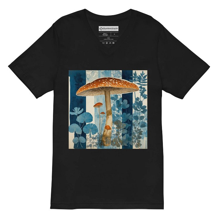 Mystical Mushroom V-Neck Tee product image (3)