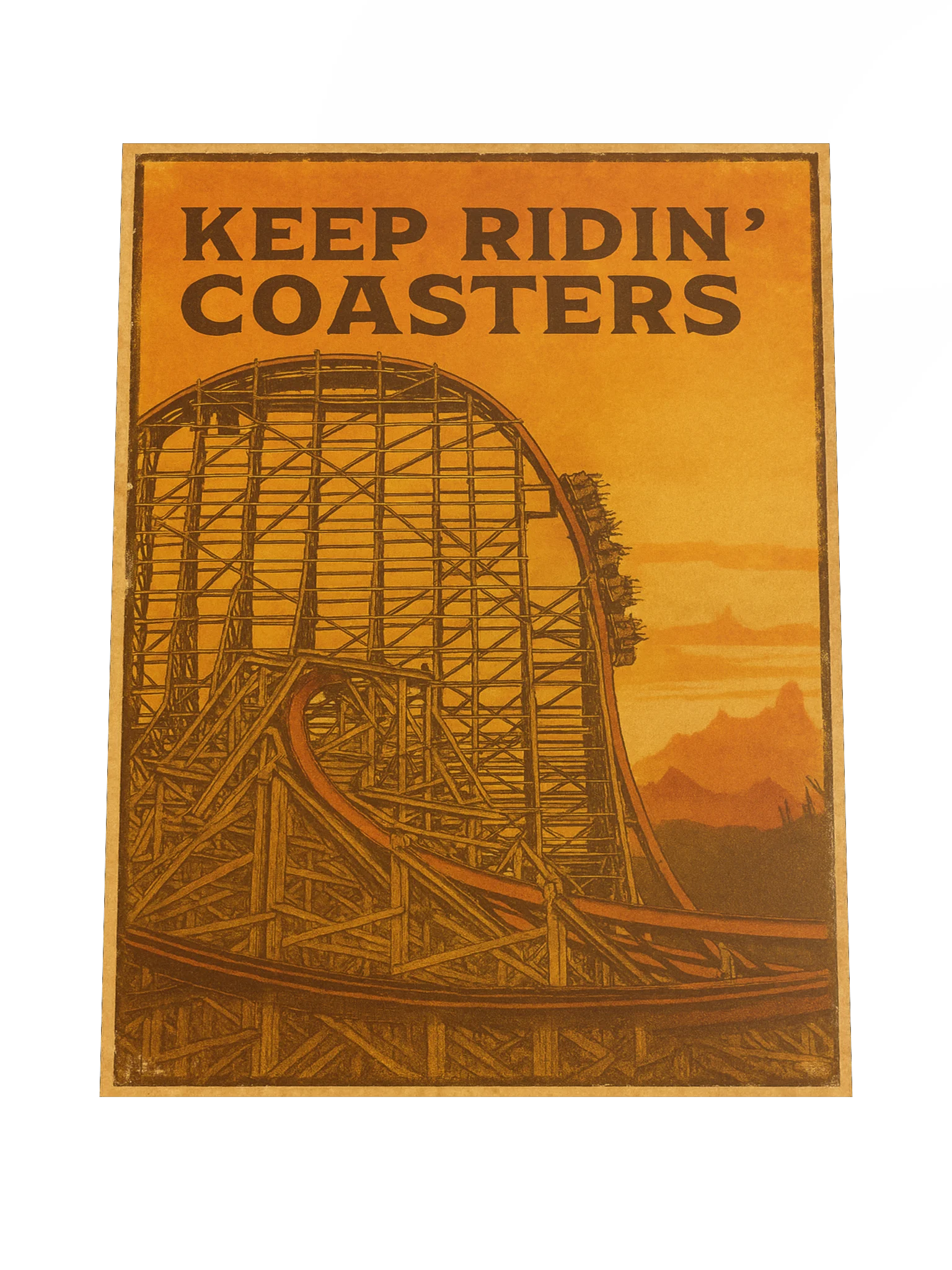 Keep Ridin' Coasters Hybrid Poster | 18x24" product image (4)