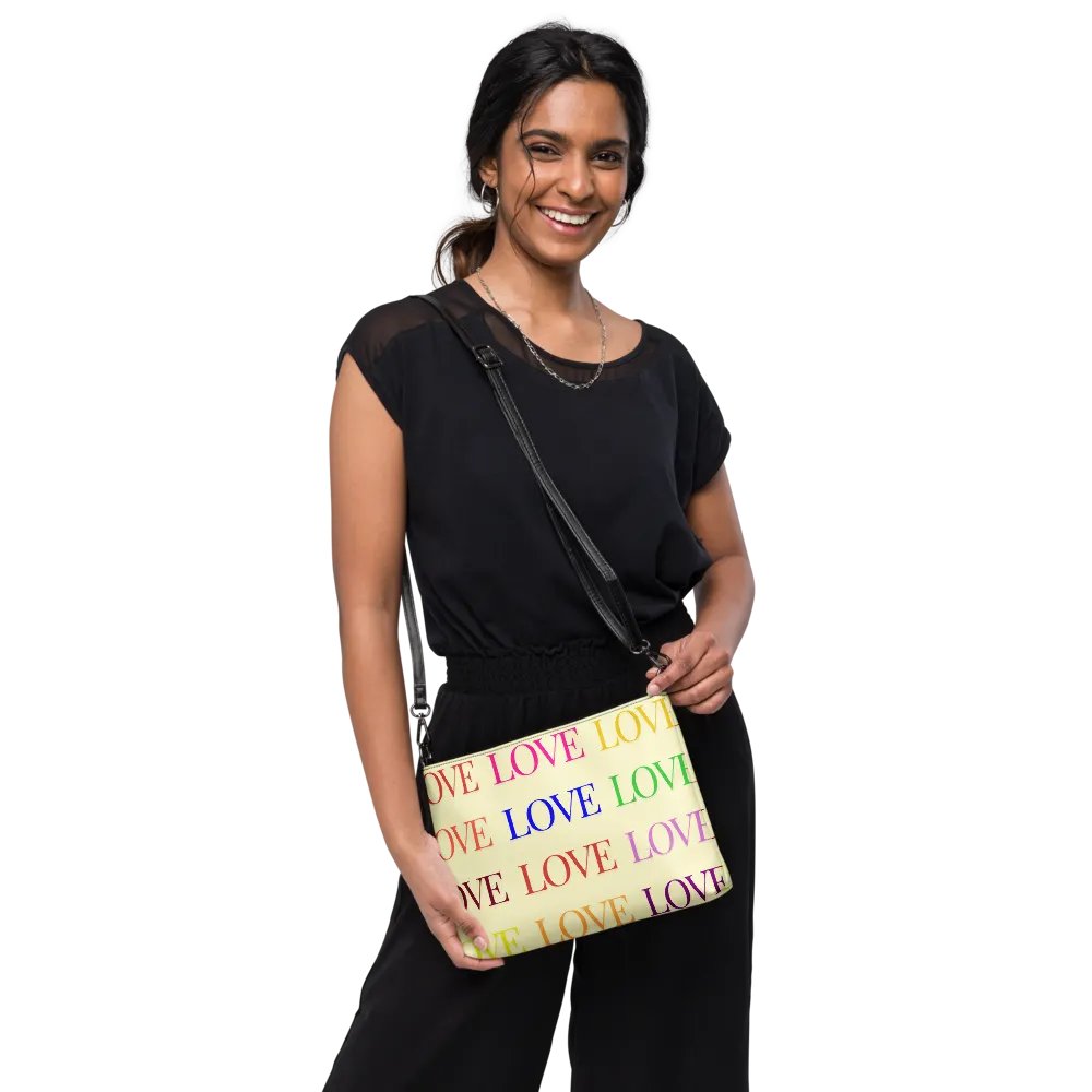 Love Grid All-Over Crossbody Bag product image (10)