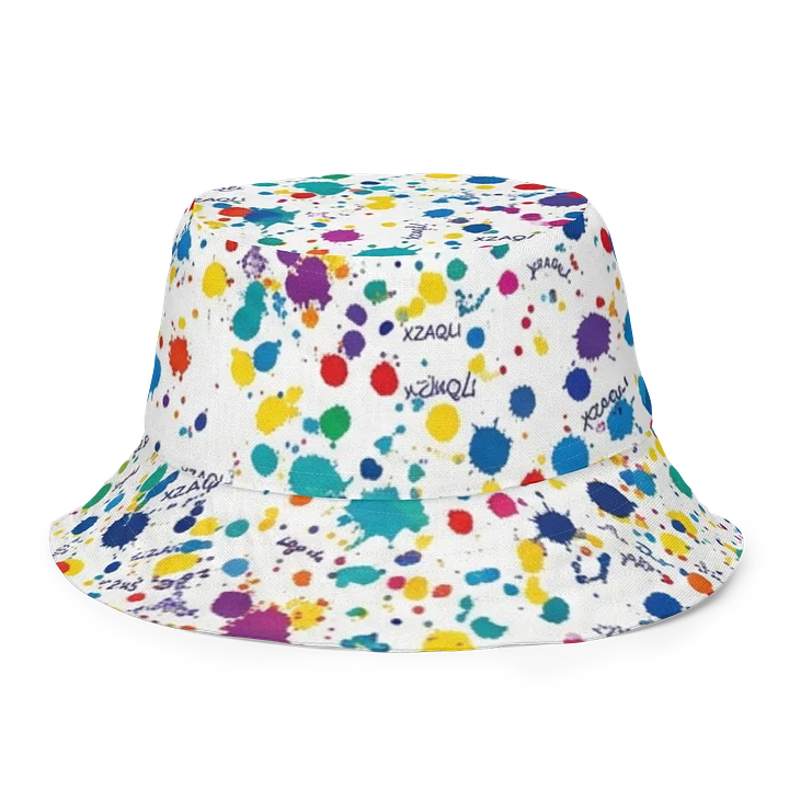 XZAQLI DripStream Bucket Hat (White) product image (1)