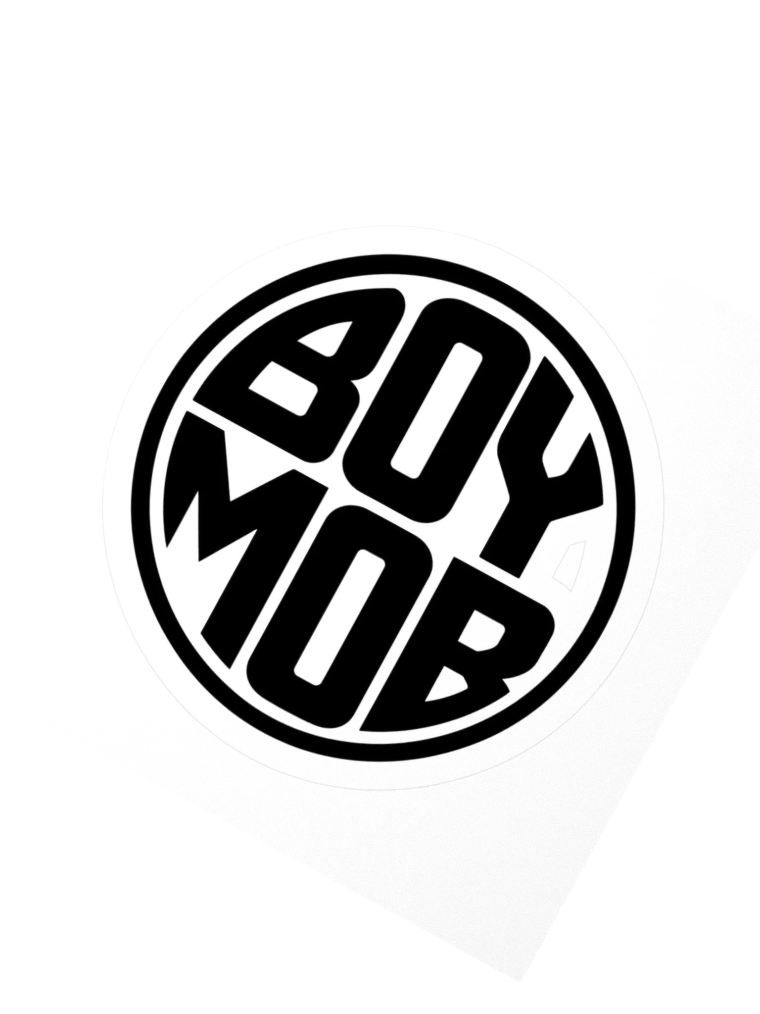 Boy Mob Sticker — Circle product image (2)