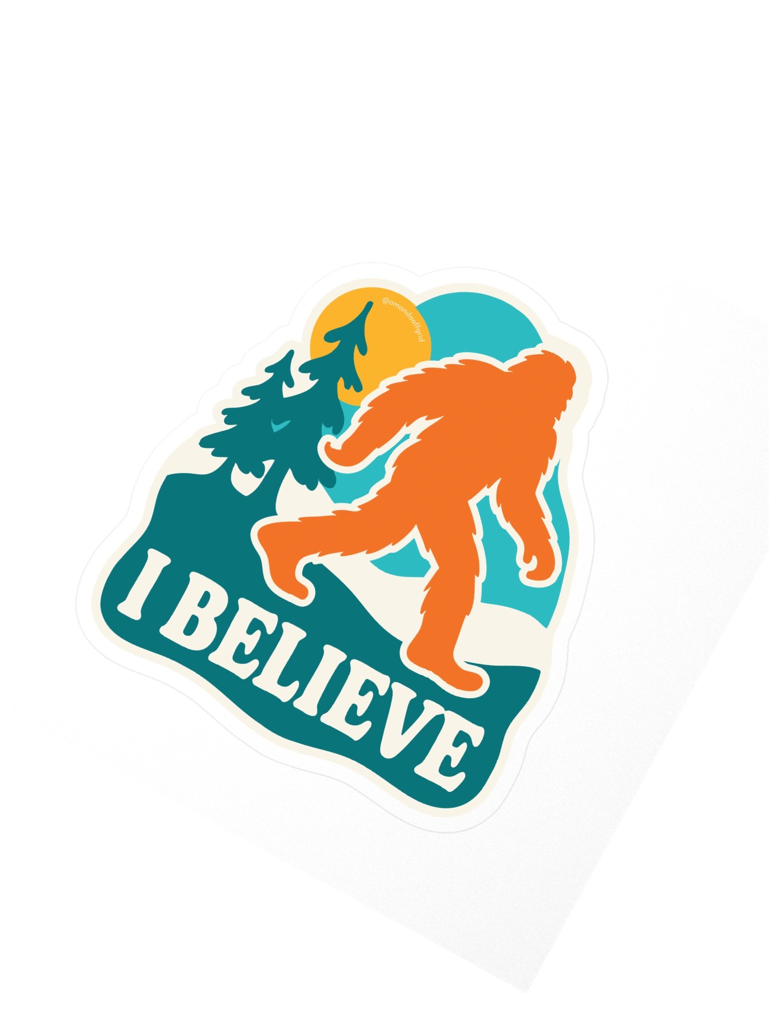 I Believe Sasquatch Sticker product image (2)