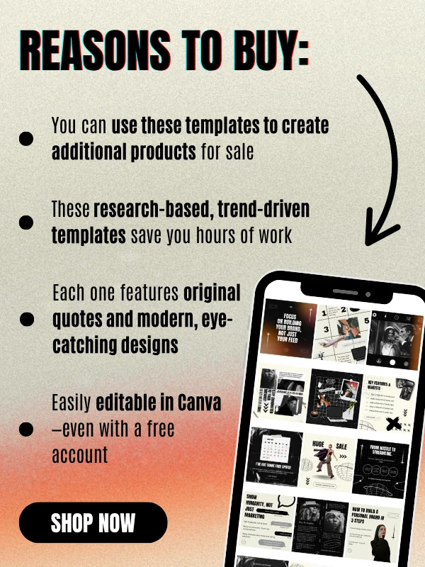 MRR/PLR Instagram Templates for Coaching product image (7)
