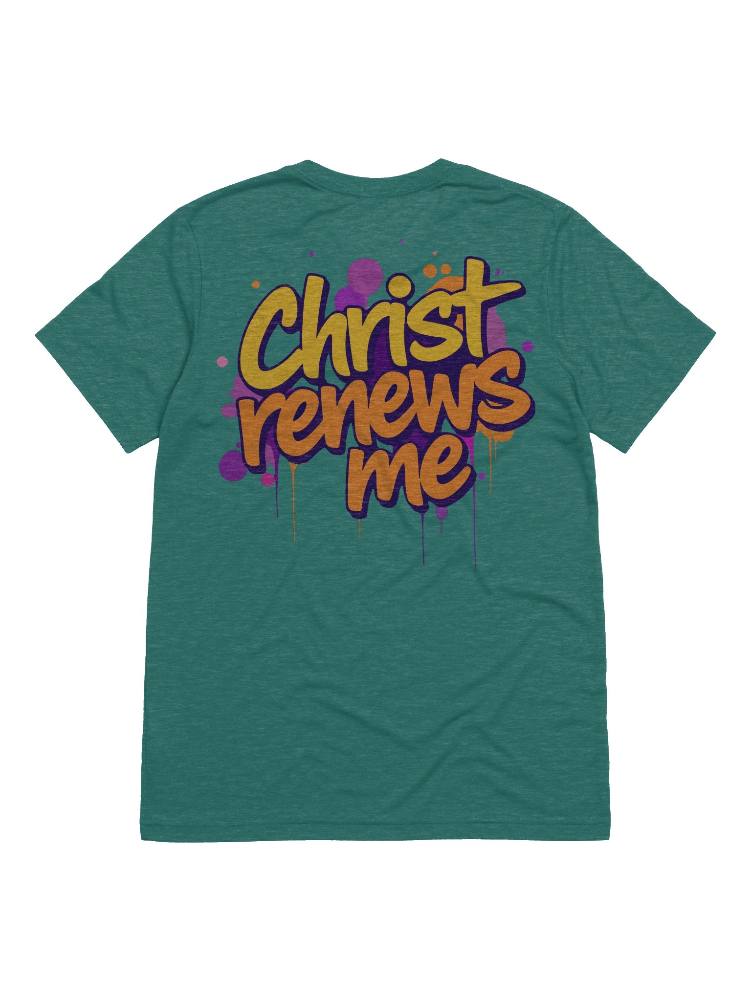 Christ Renews Me Graffiti T-shirt product image (3)