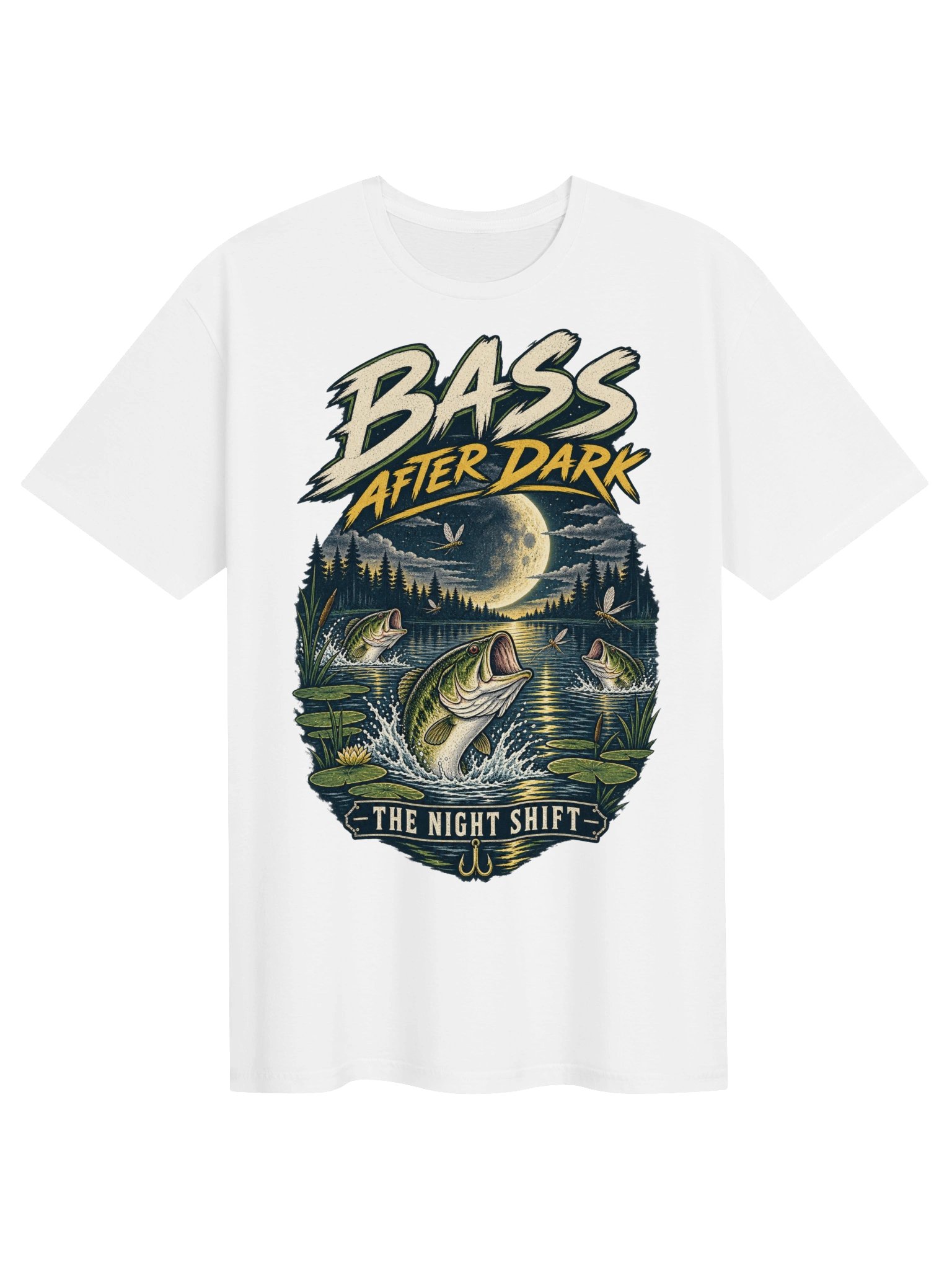Bass After Dark: The Night Shift T-shirt product image (1)