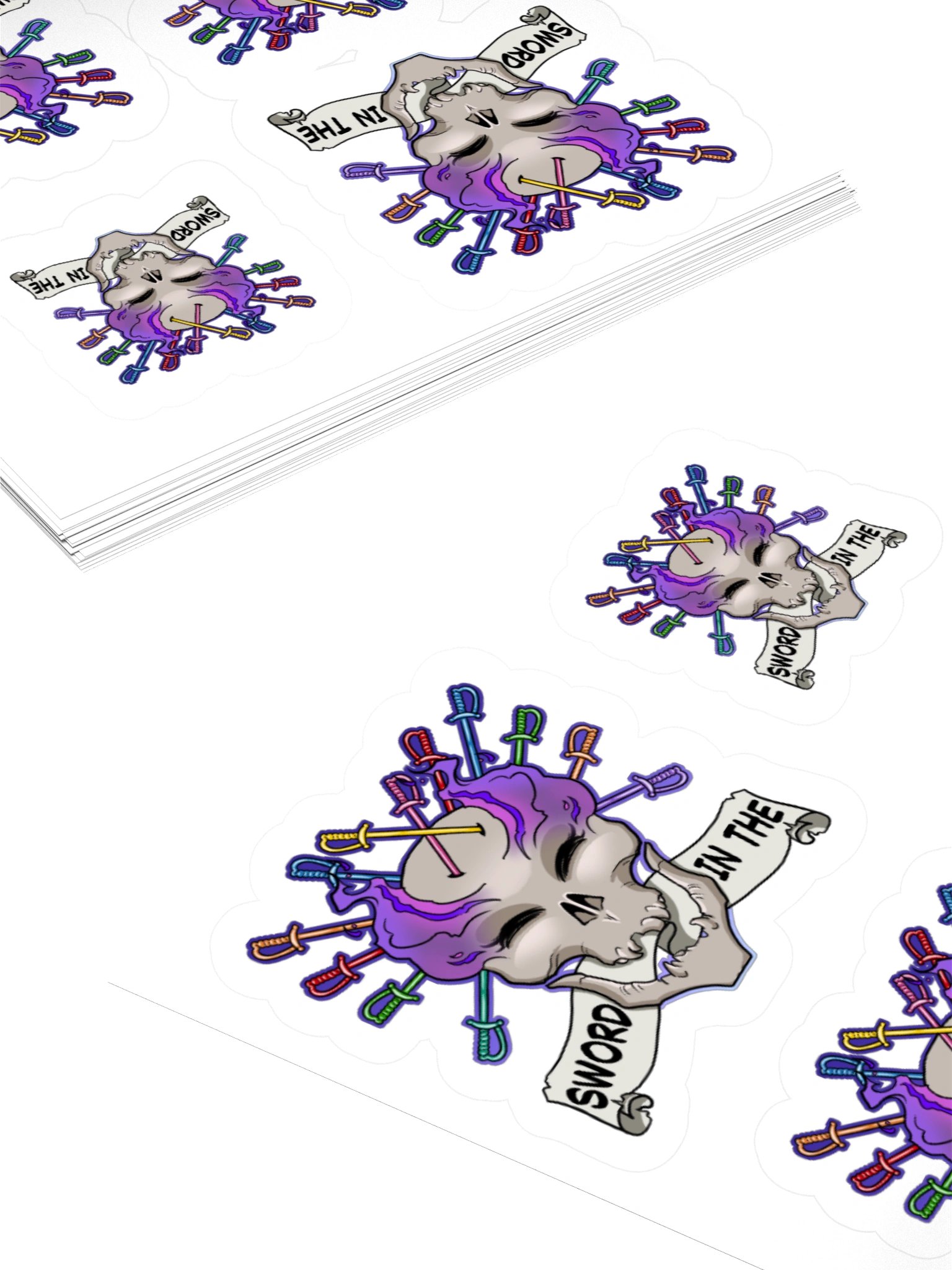 Sword Skully - Sticker Sheet product image (4)