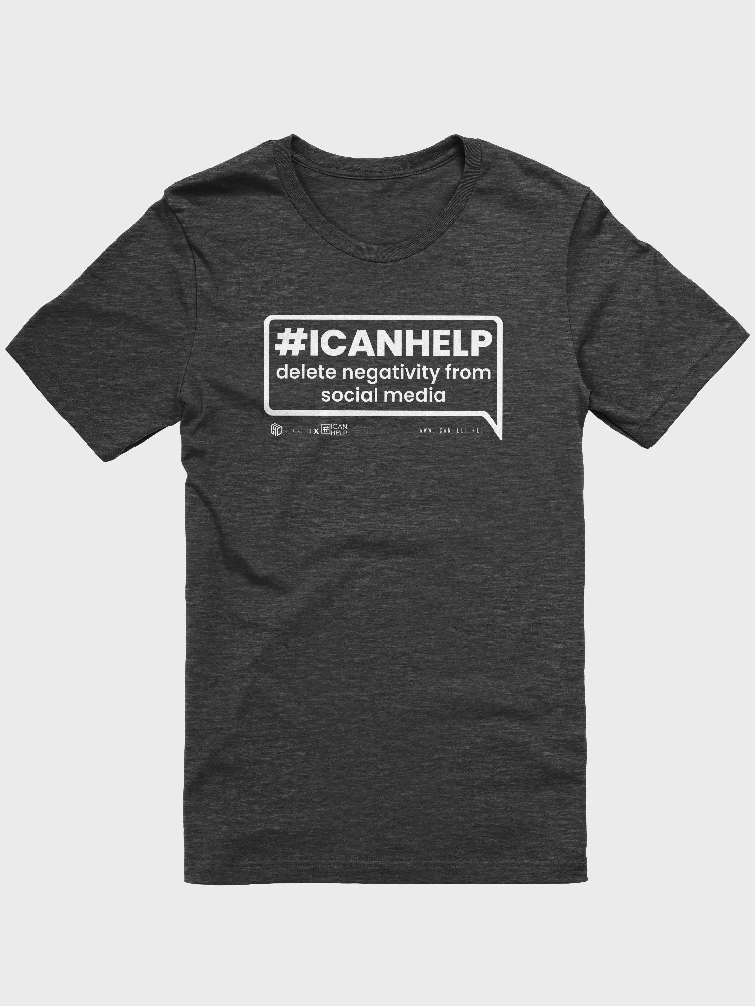 #ICANHELP Delete Negativity From Social Media T-Shirt product image (3)