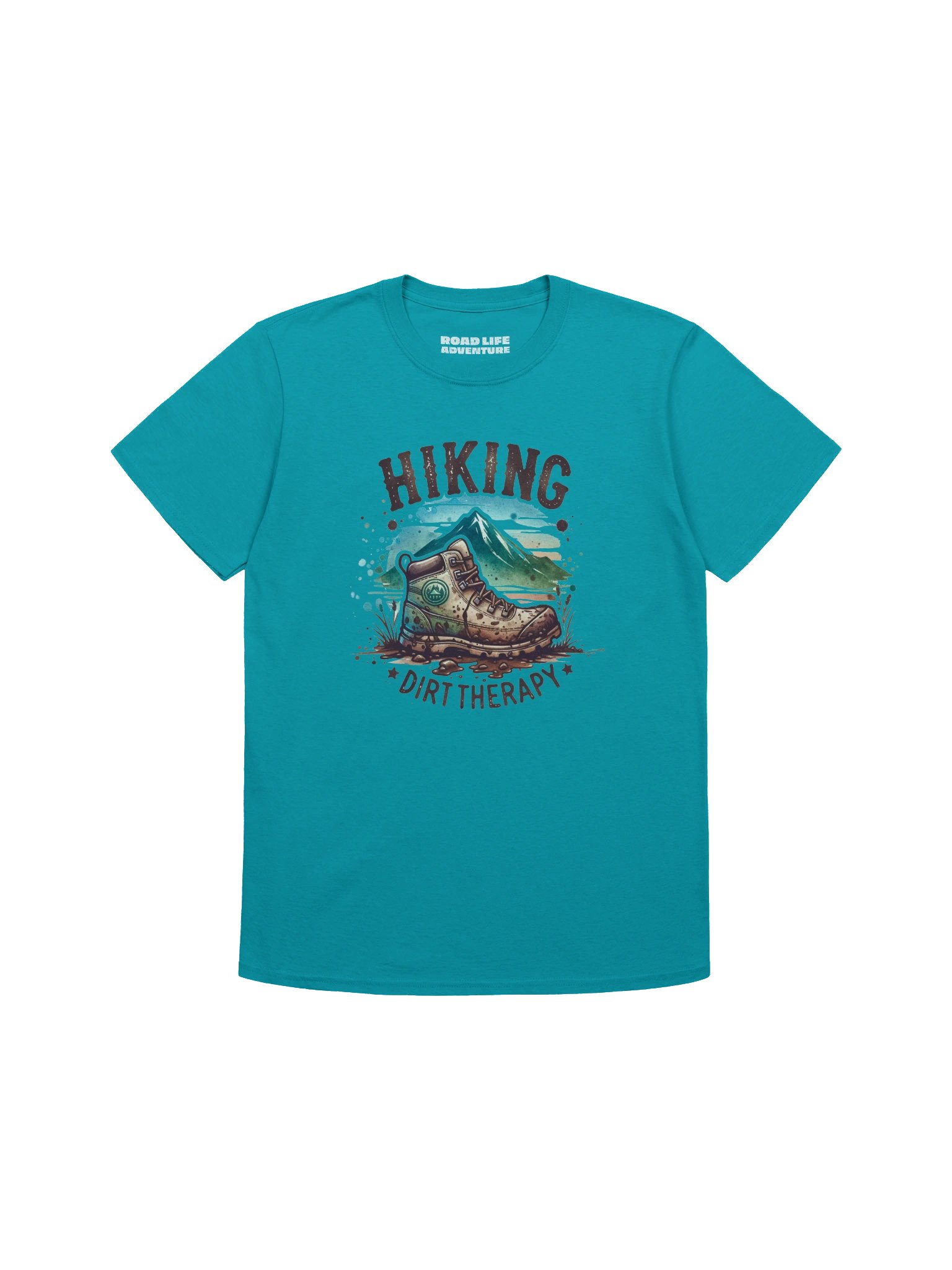 Hiking Dirt Therapy: Unisex T-Shirt product image (1)