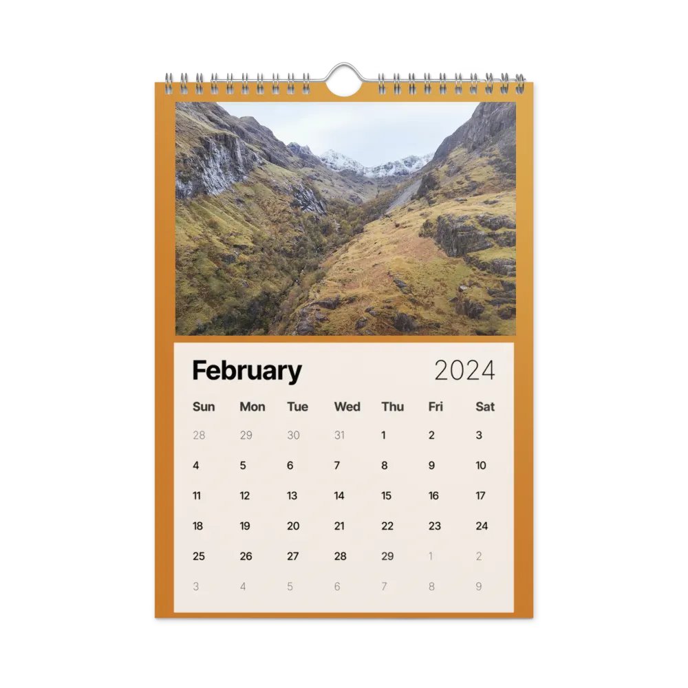 Scotland Calendar 2024 product image (5)