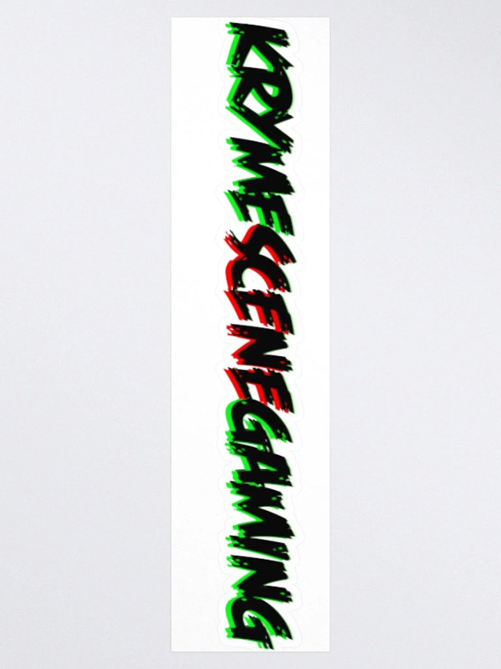 KrymeSceneGaming Vinyl Sticker 💚🕵️‍♂️ product image (2)
