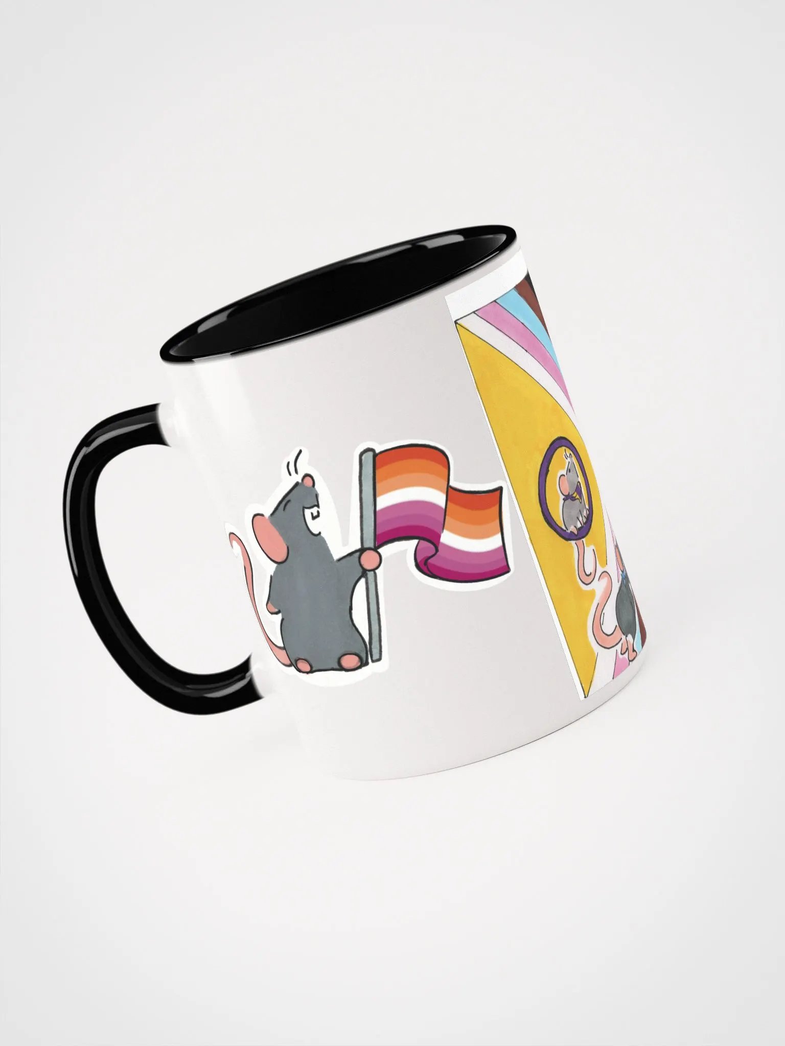 Lesbian Pride Rats Mug product image (1)