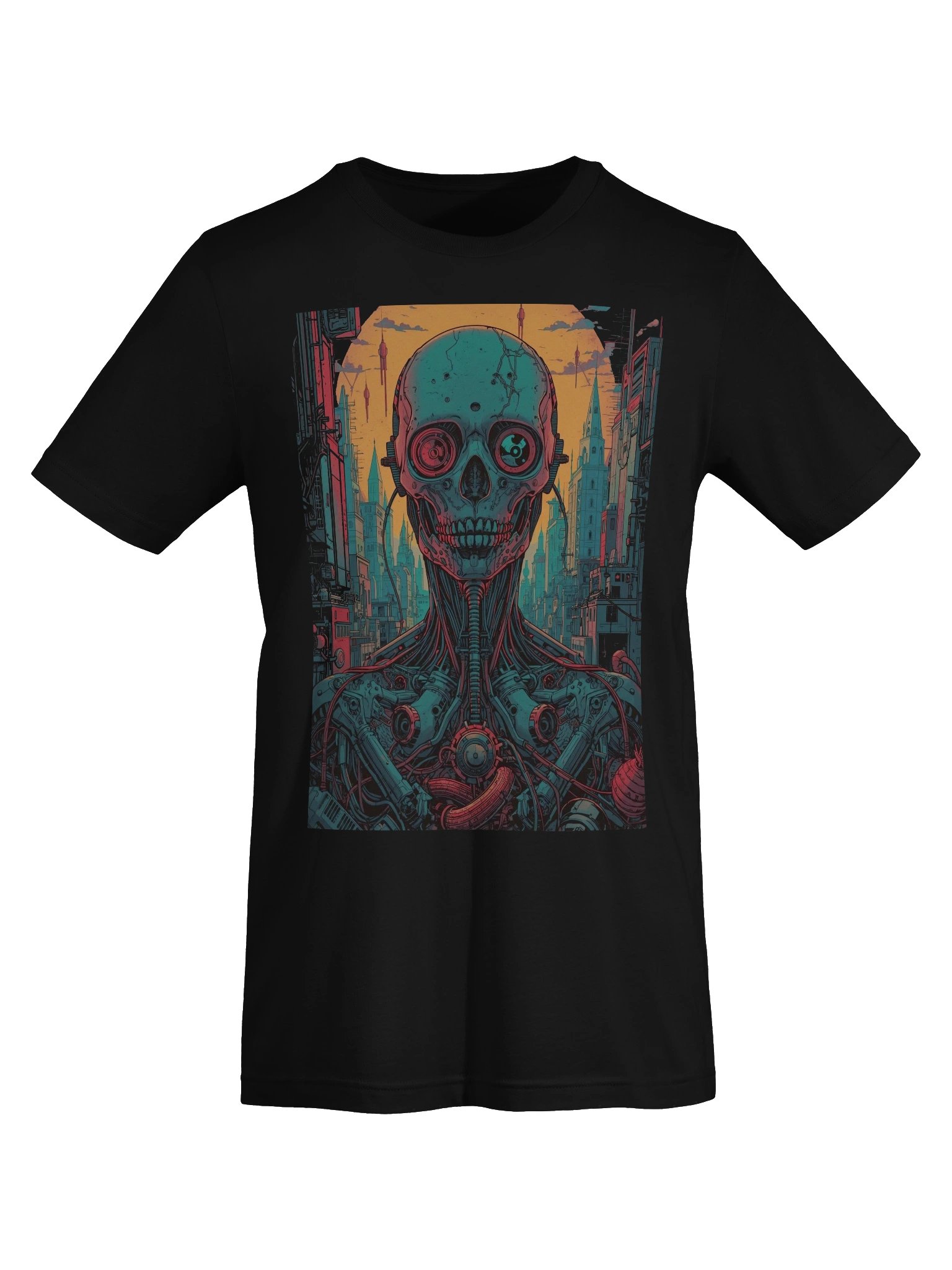 Synthetic Skull Dominion Lightweight T-Shirt product image (4)