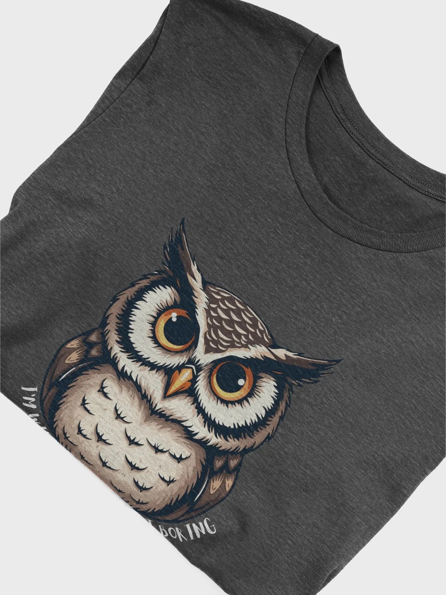 I'M WISE NOT BORING Owl T-Shirt product image (3)