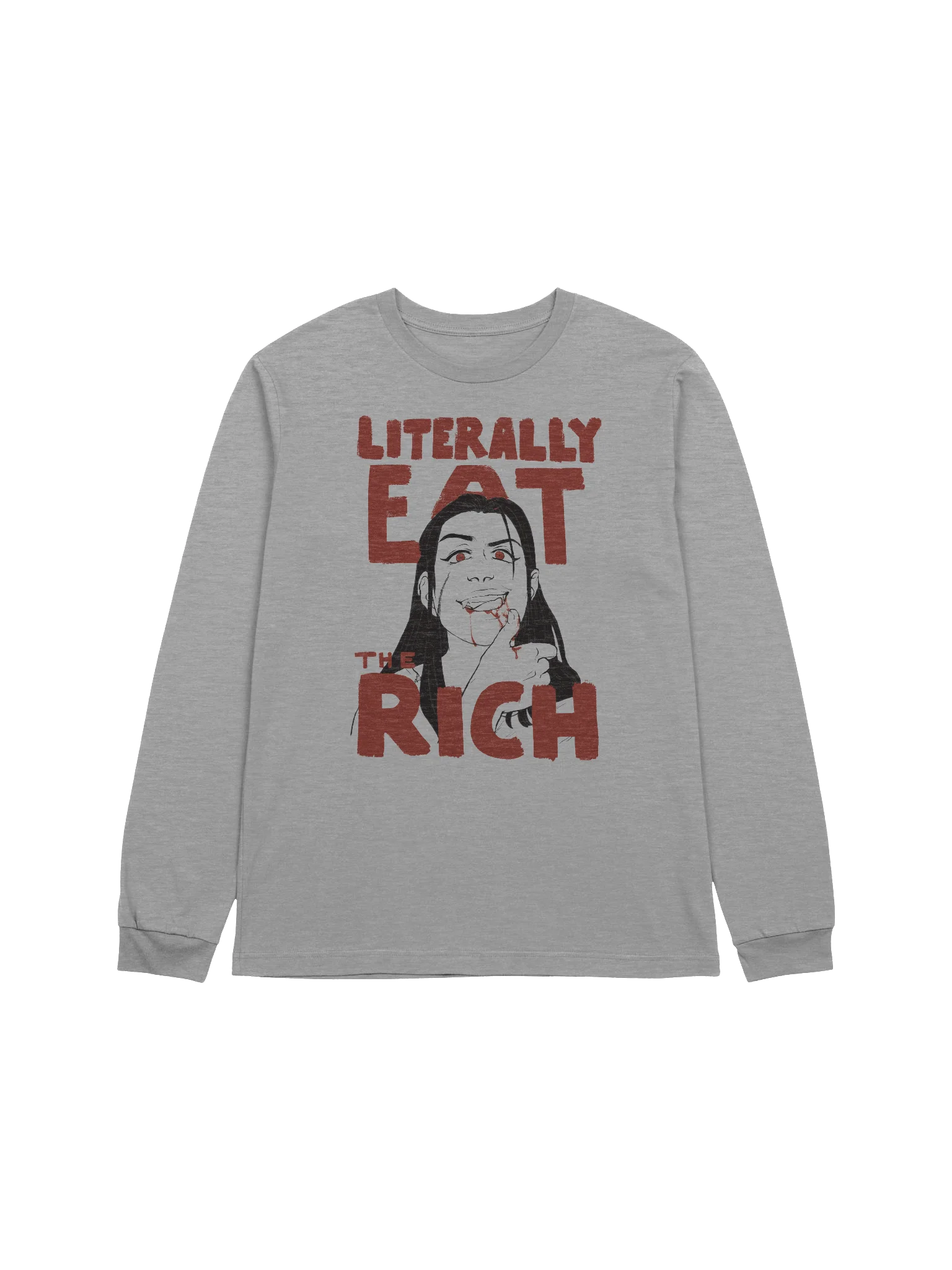 Literally Eat The Rich Long Sleeve Tee product image (1)