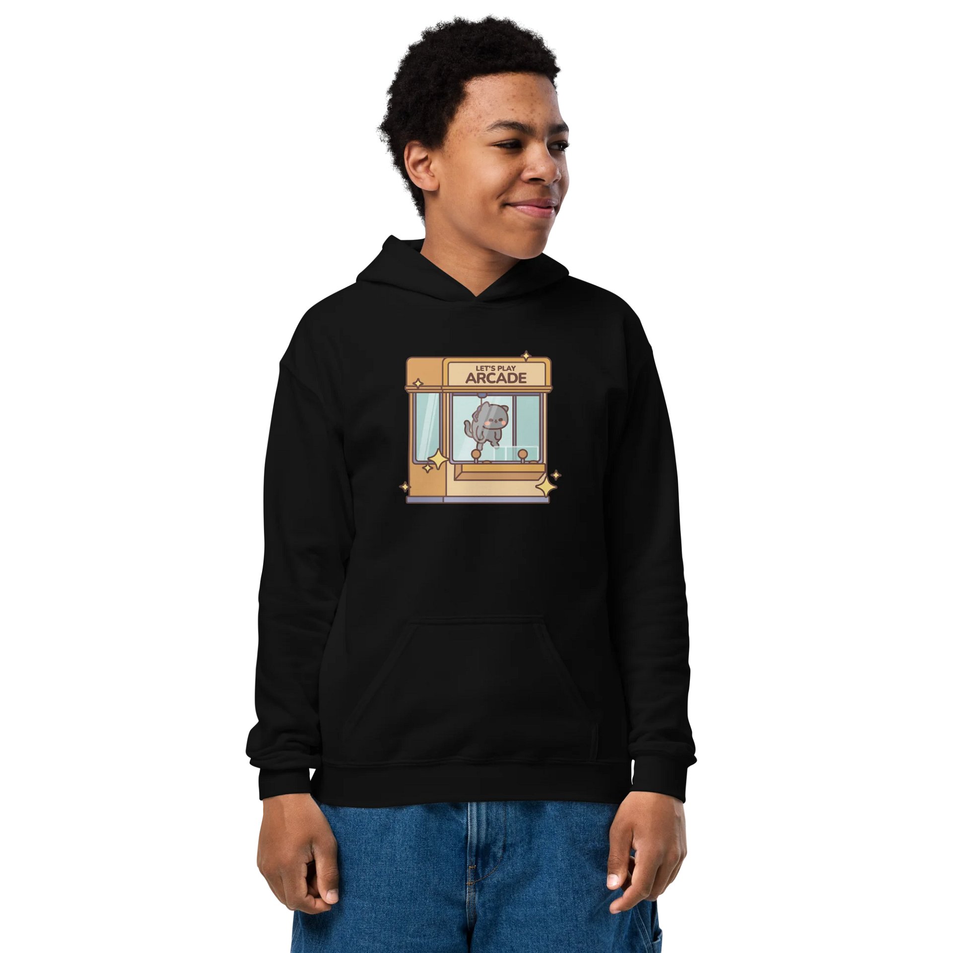 LPA Claw Machine Cat Youth Hoodie product image (1)