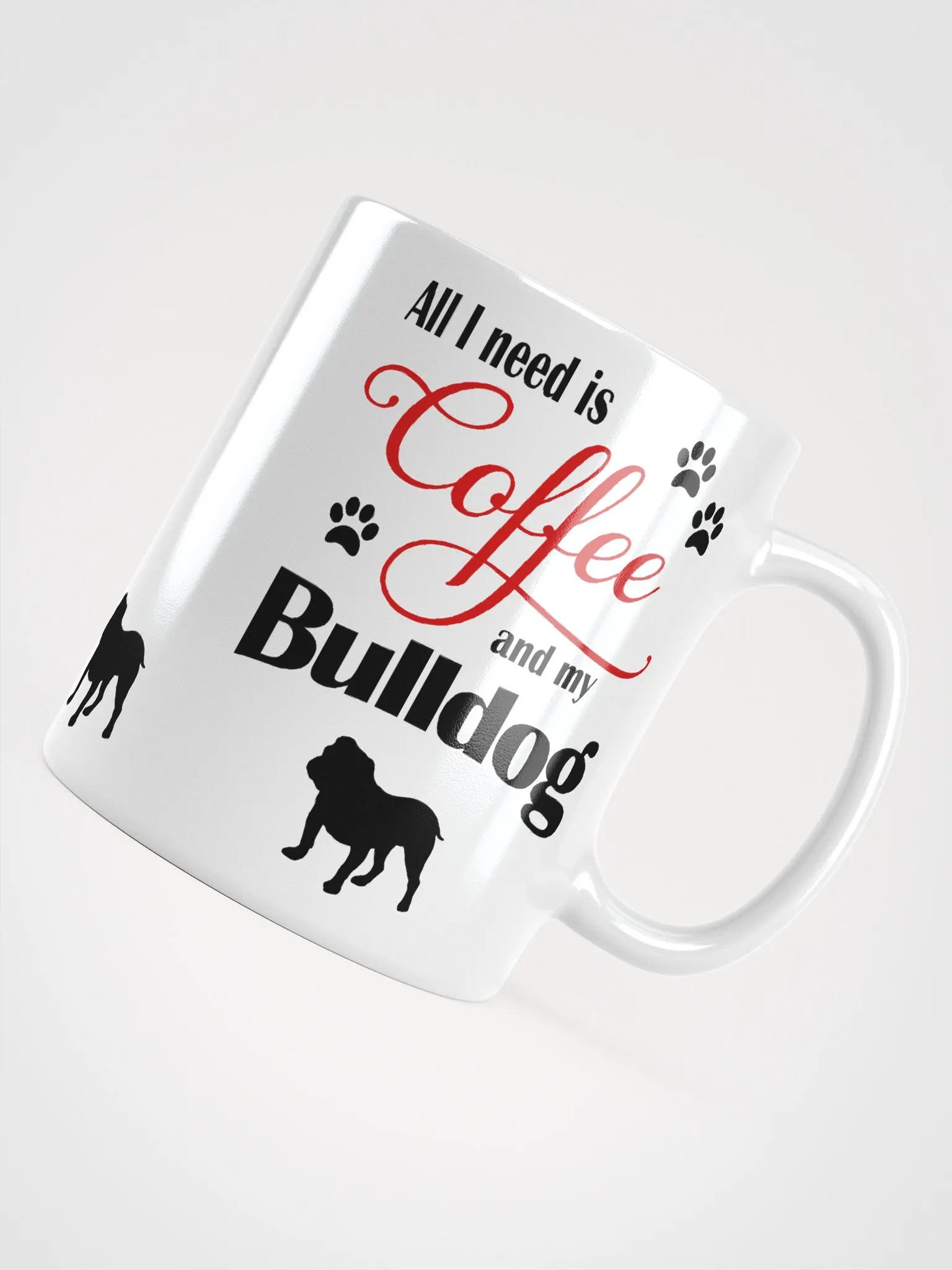 Coffee and my Bulldog Mug product image (4)