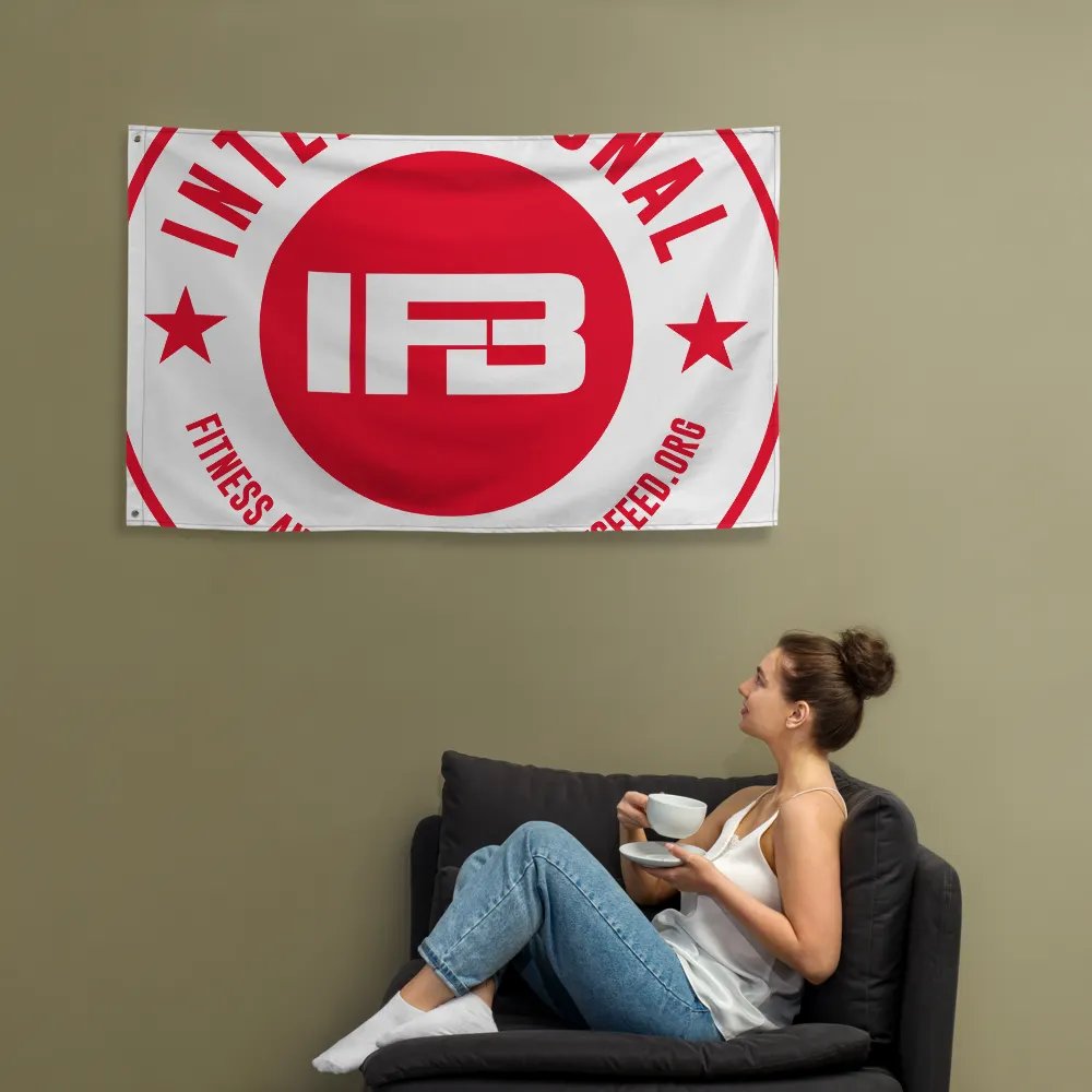 IFBNewsfeed.Org's All-Over Print Flag product image (12)