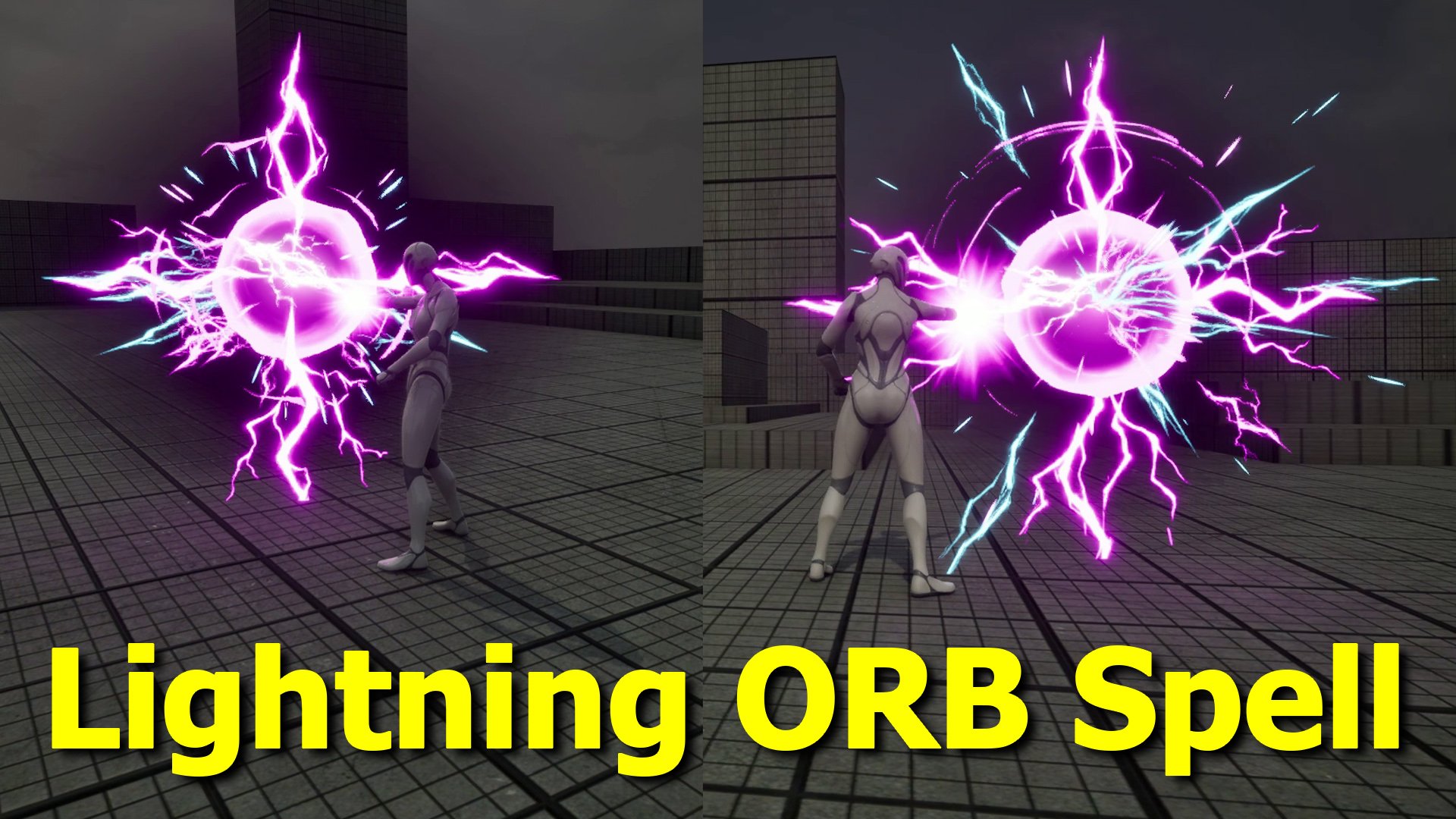 Lightning ORB Spell in Unreal Engine 5 Niagara product image (1)