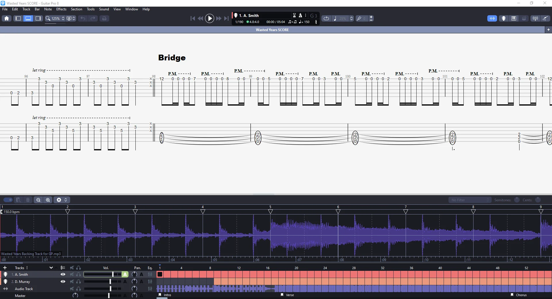 Somewhere in Time | Complete Album PDF Tabs | Guitar Pro | Iron Maiden product image (3)
