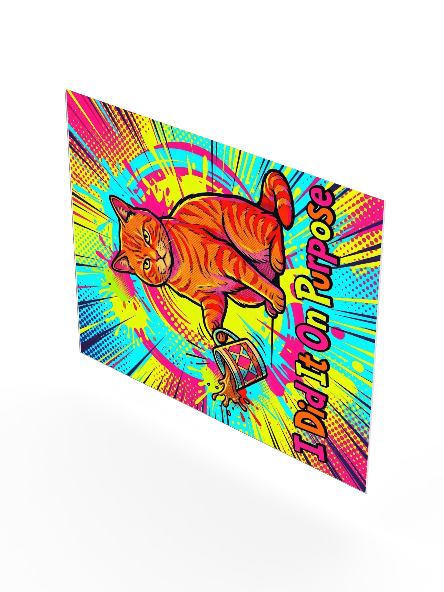 On Purpose Cat Poster product image (22)