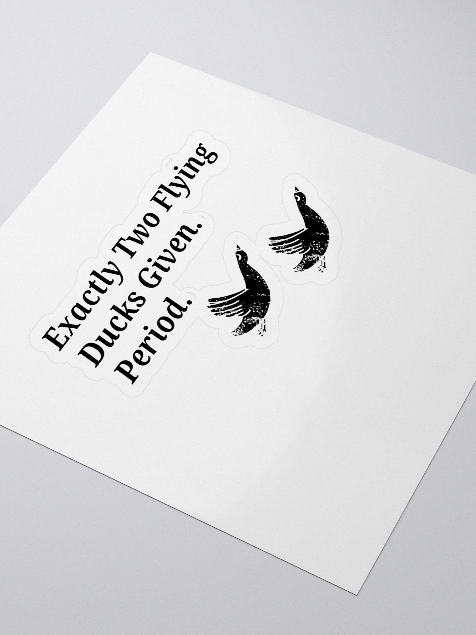 Exactly Two Flying Ducks Given product image (3)