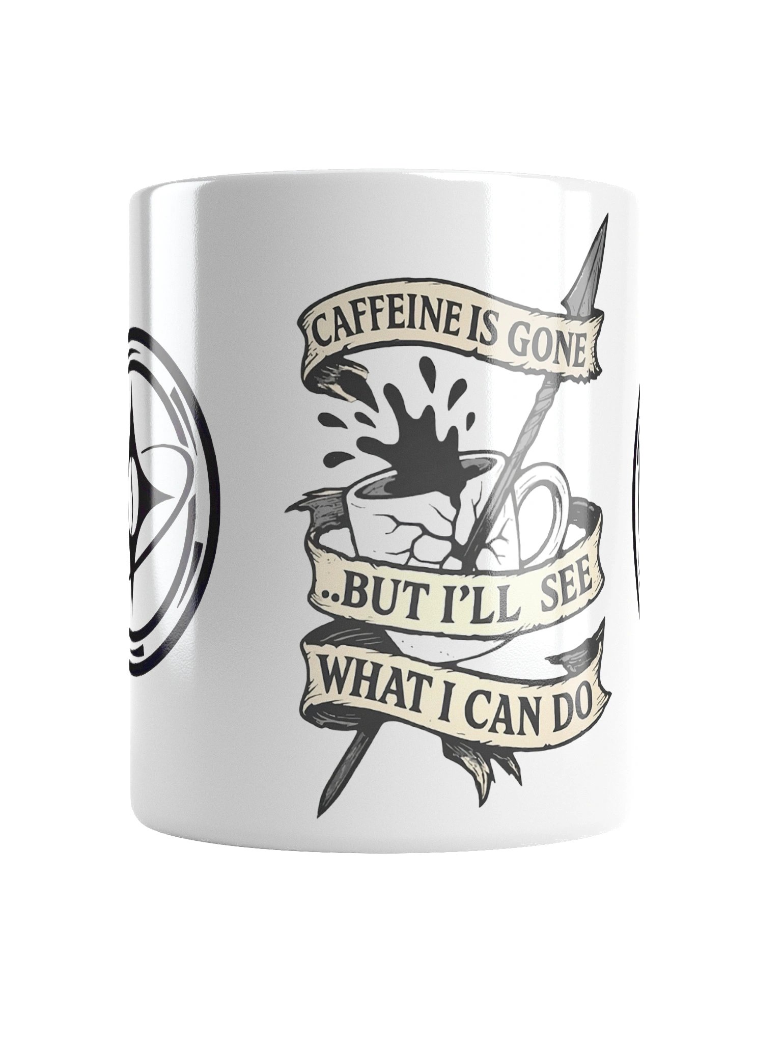 Caffeine is gone Mug... White product image (6)