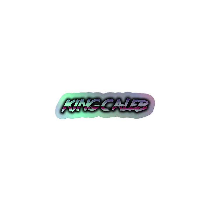 King Caleb Holo Sticker product image (1)
