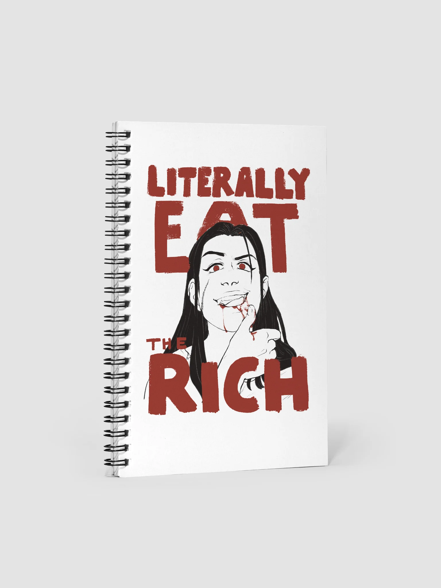 Literally Eat The Rich Spiral Notebook product image (1)