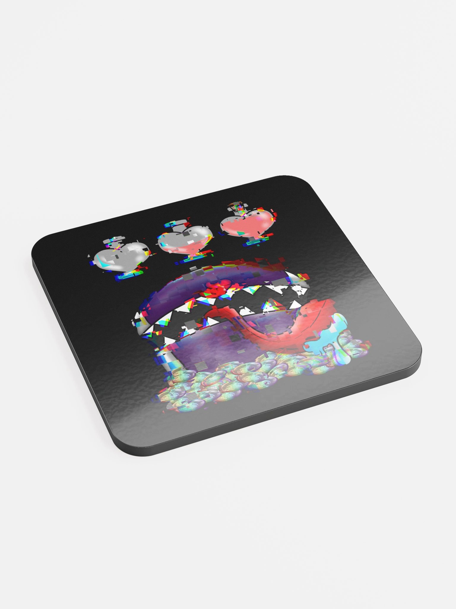 Glitched Mimic Coaster product image (2)