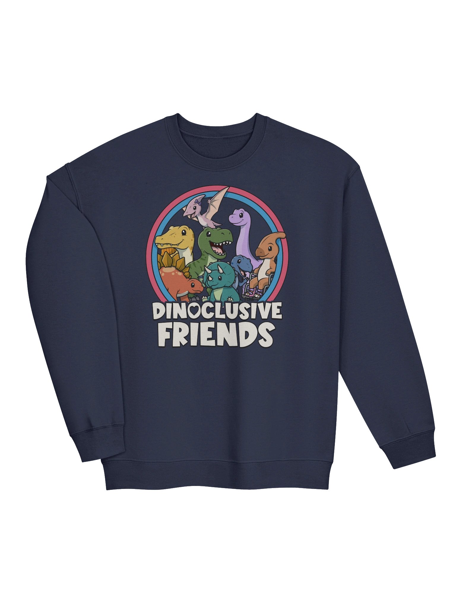 Dinoclusive Friends - Crew Neck Sweatshirt product image (3)