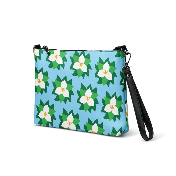 Trilliumnaire™ Full-Flower Faux Leather Crossbody Bag product image (1)
