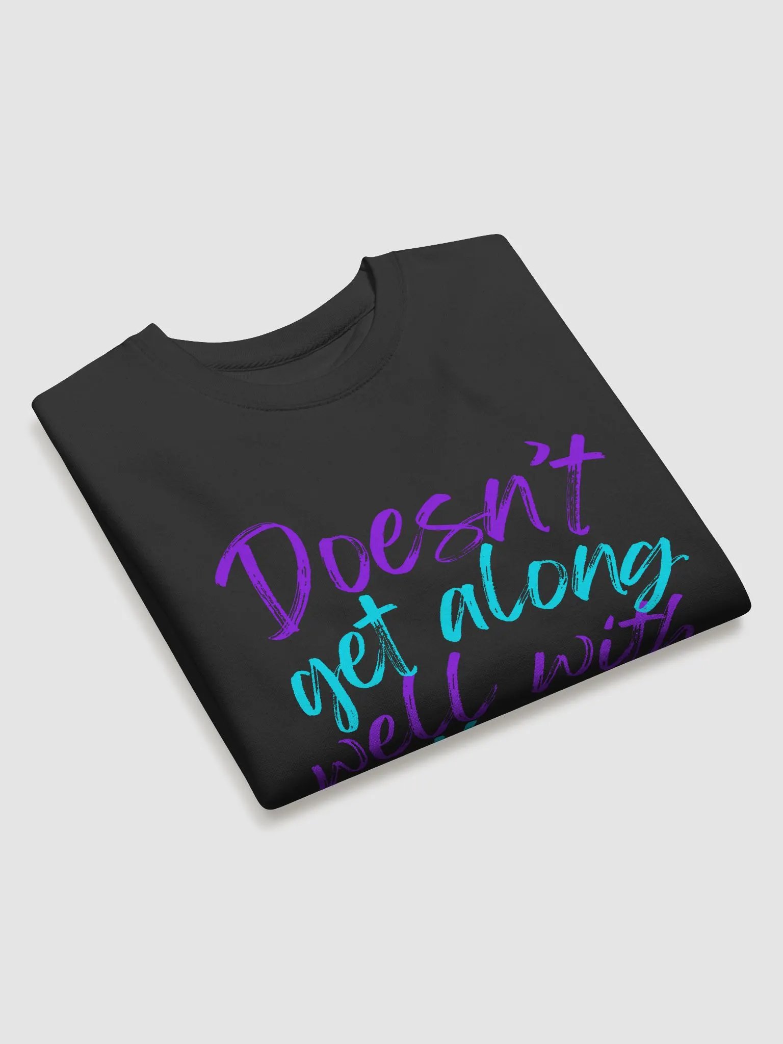 Cinnaschick Doesn't Get Along Unisex Crewneck product image (27)