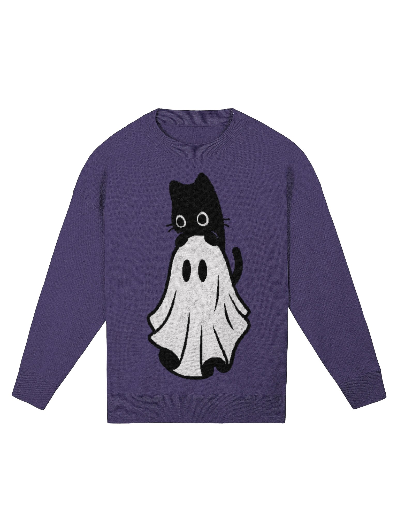 Ghost Cat Relaxed Fit Sweater product image (3)