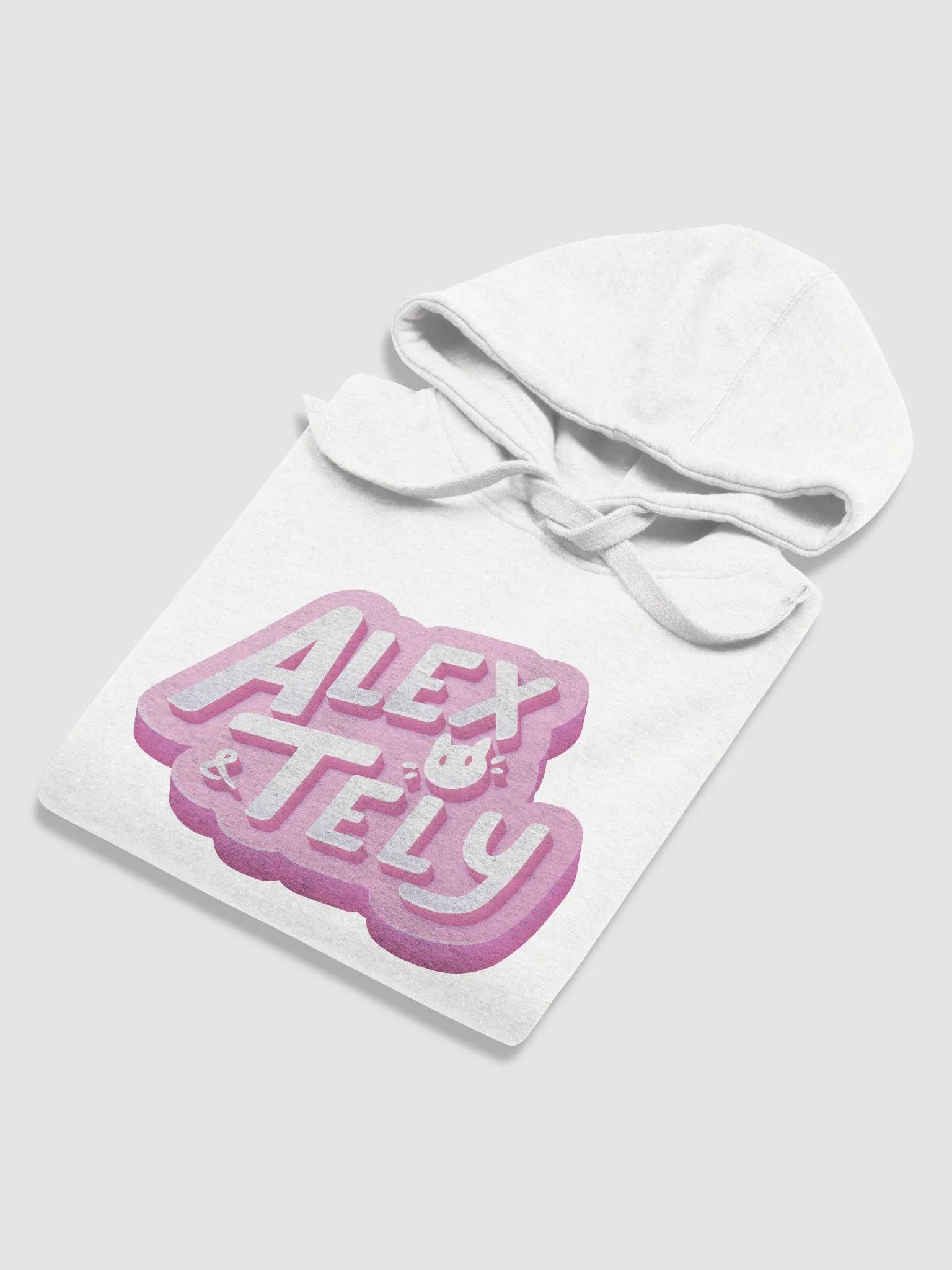 Alex & Tely Pink Logo Hoodie product image (7)
