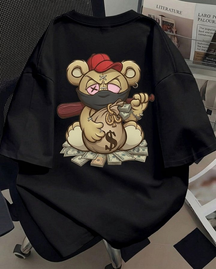 Loot Bear" Heavyweight Oversized Tee product image (1)