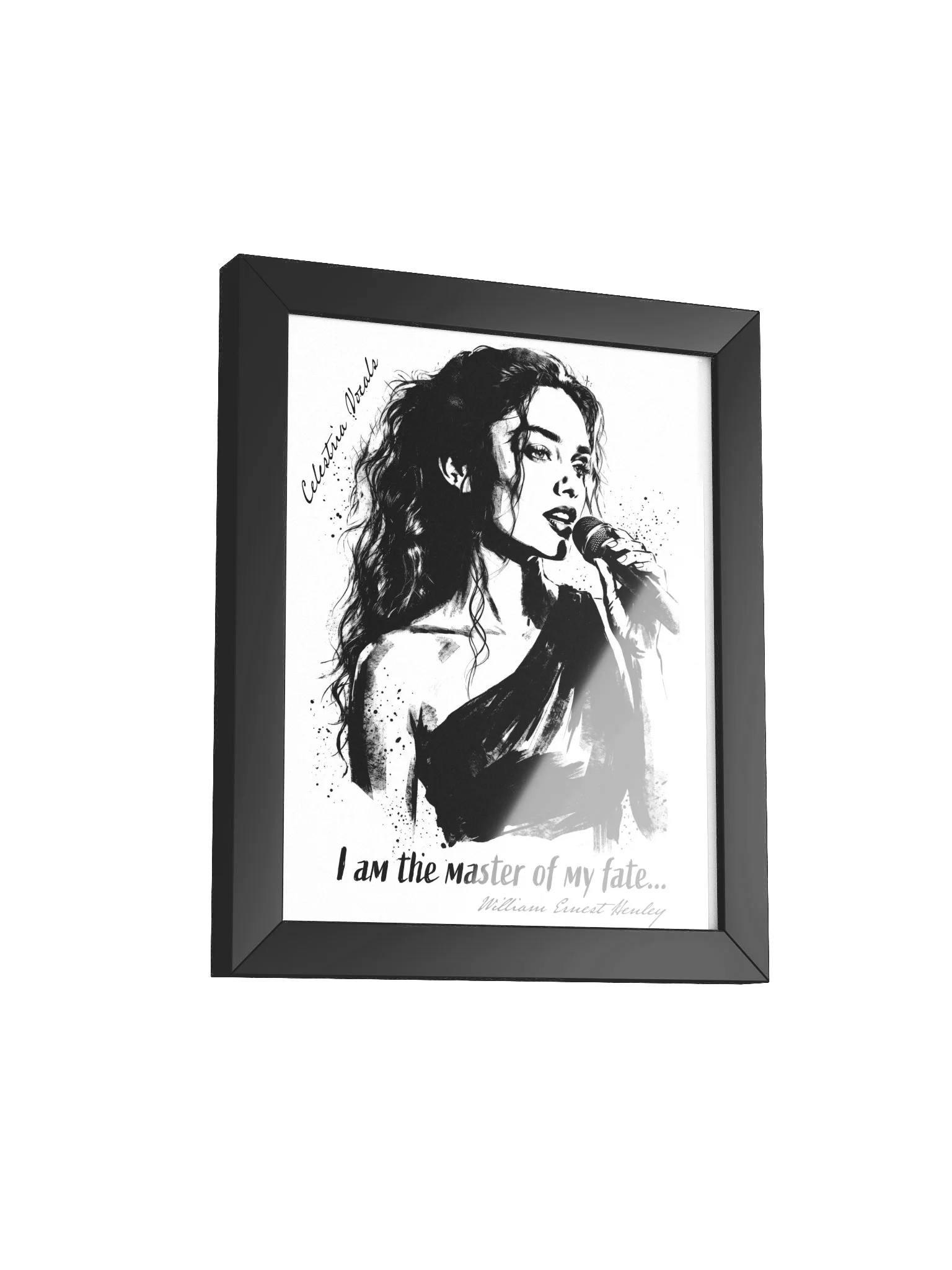 "I am the master of my fate" Celestria Poster — Inspirational Wall Art Print product image (33)