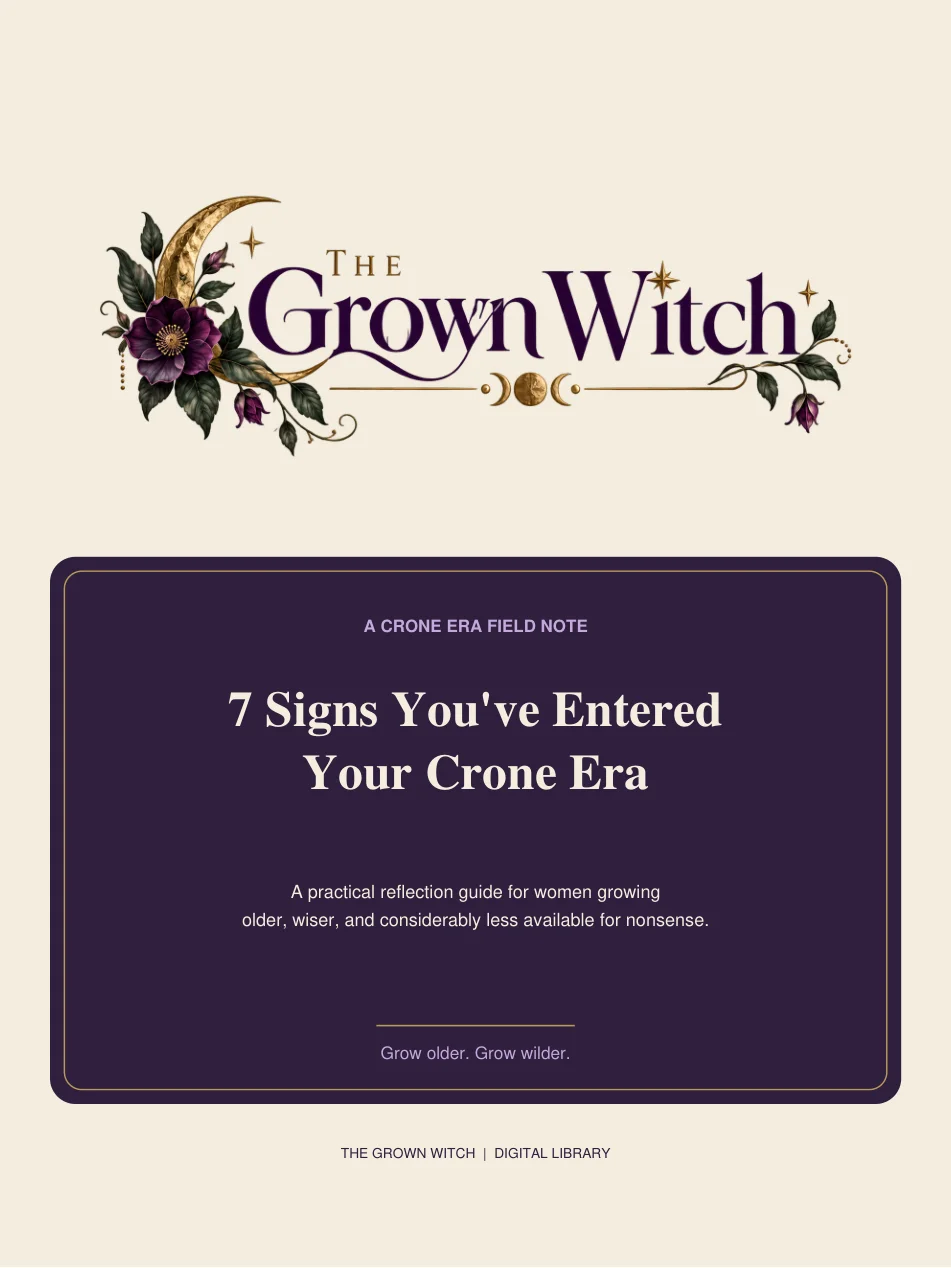 7 Signs You’ve Entered Your Crone Era product image (1)