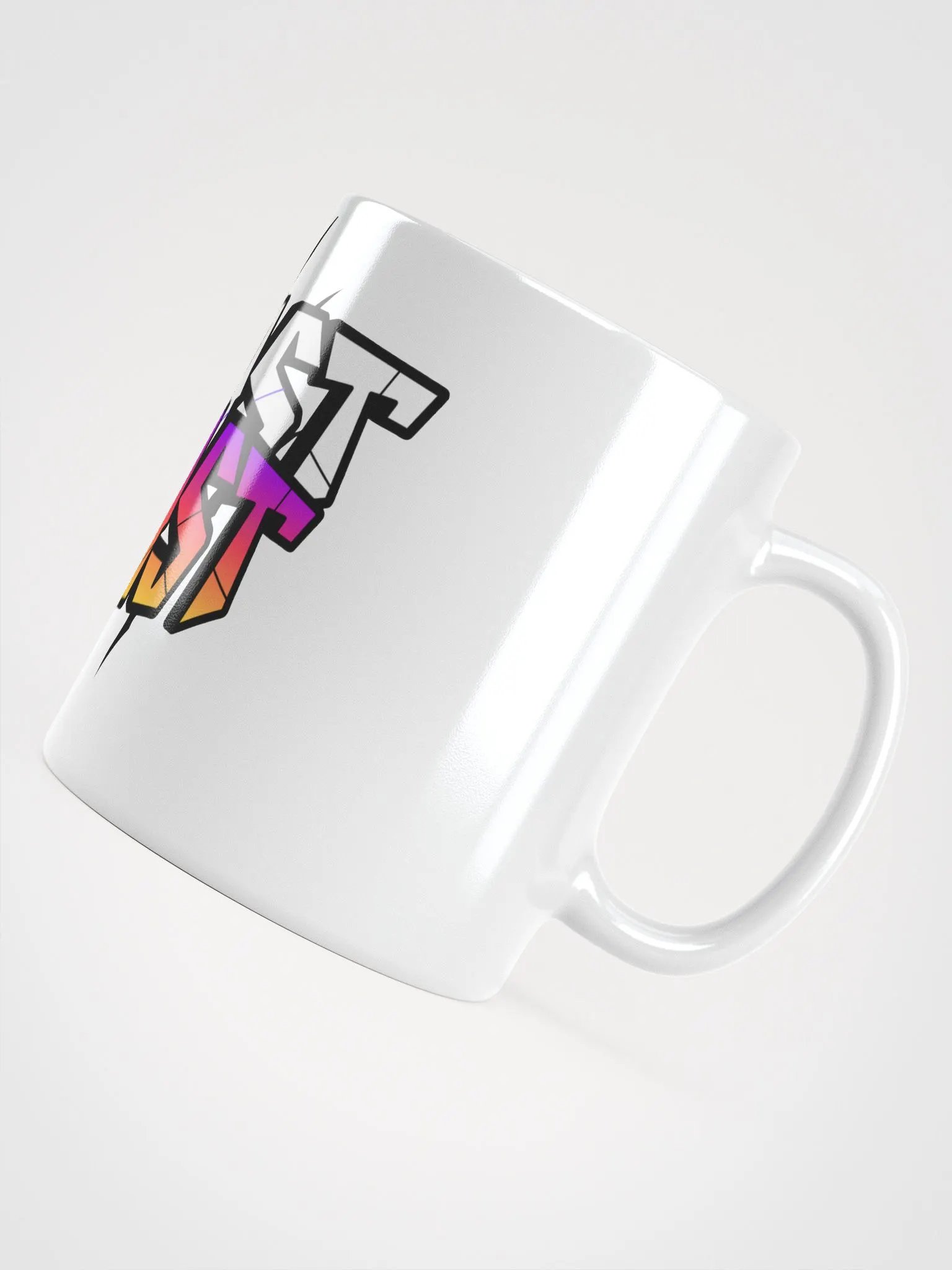 Bold BEAST Repeat - White Glossy Mug product image (8)